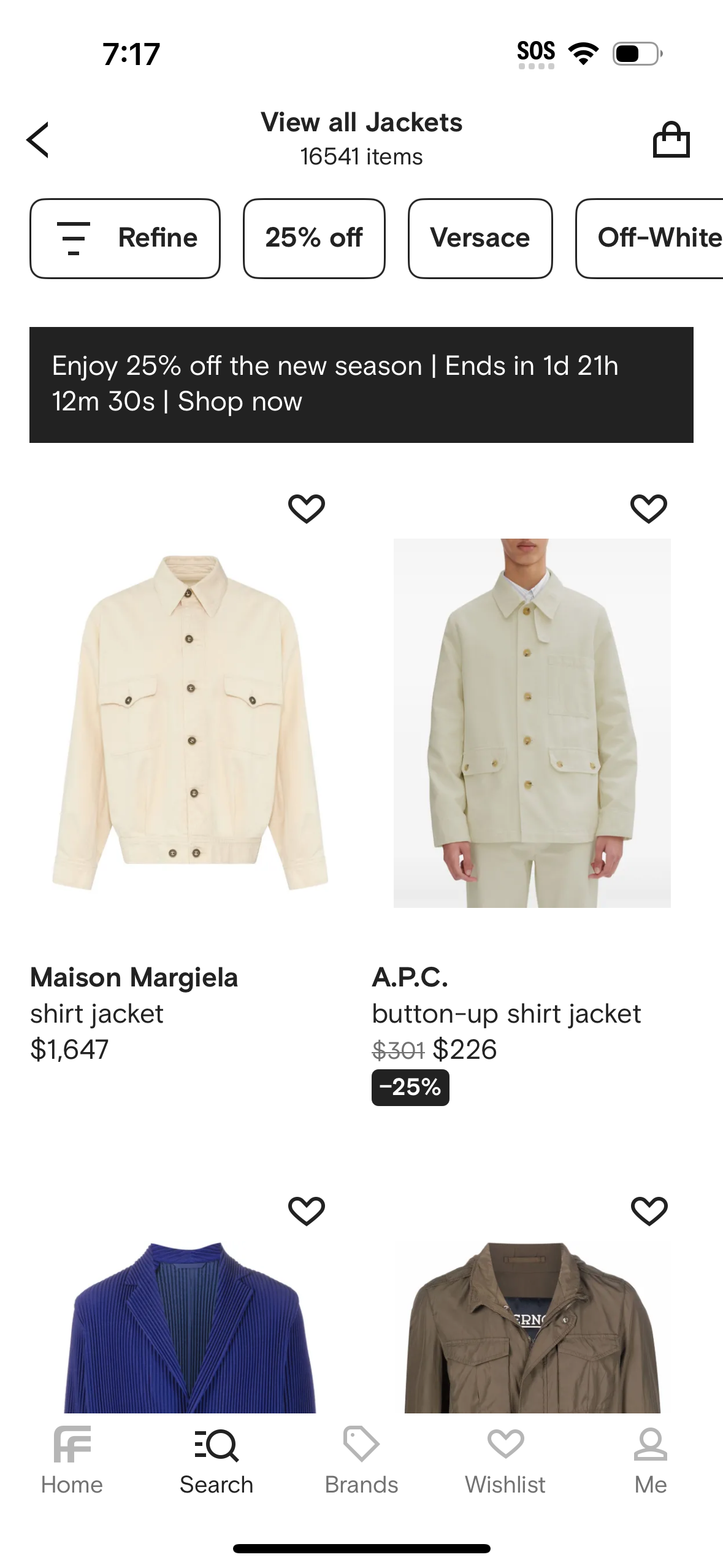 farfetch app screenshot 528