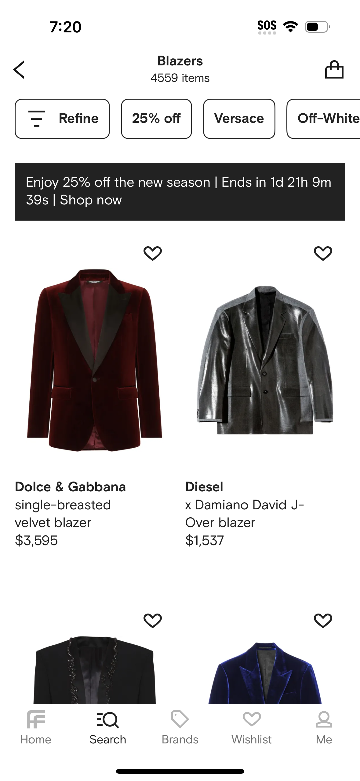 farfetch app screenshot 519