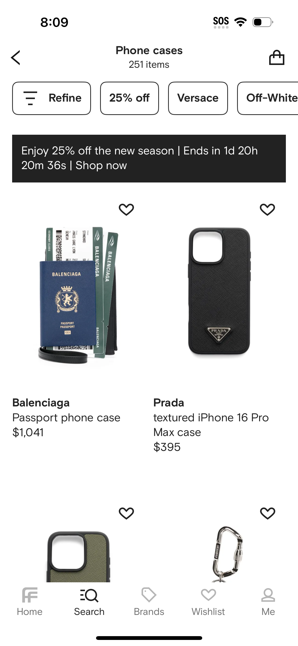 farfetch app screenshot 408