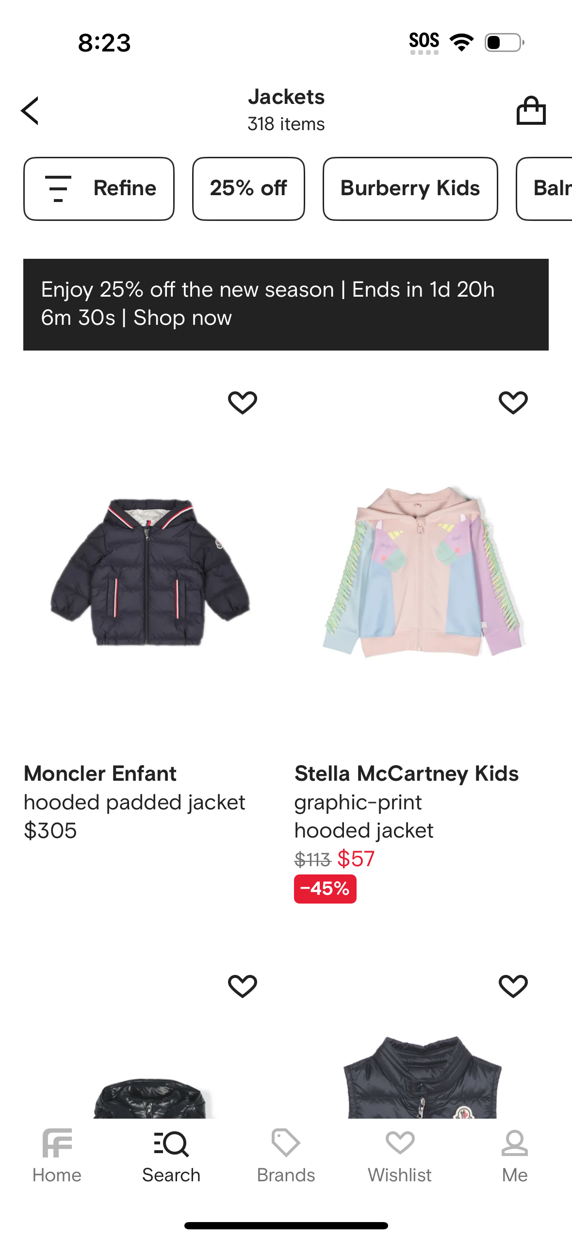 farfetch app screenshot 204