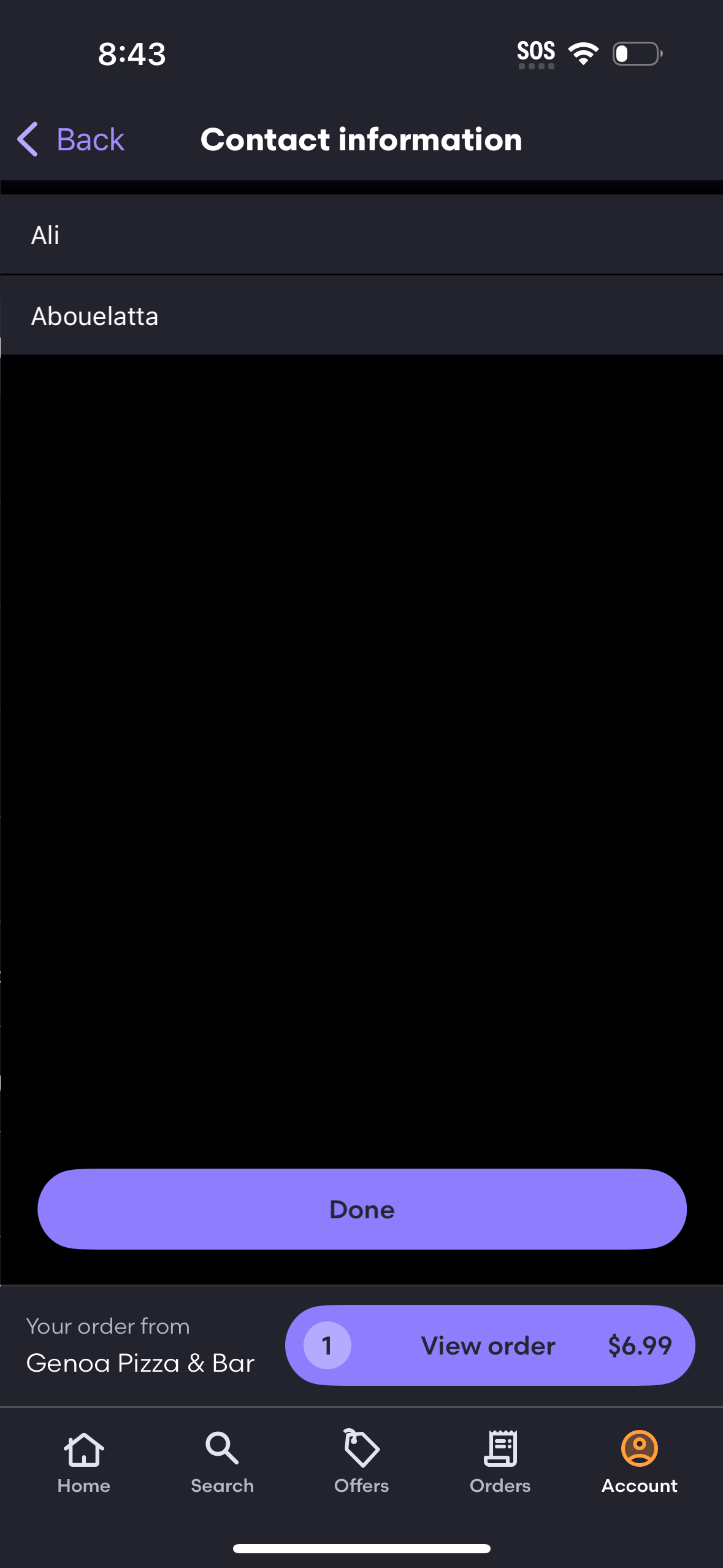 grubhub app screenshot 54