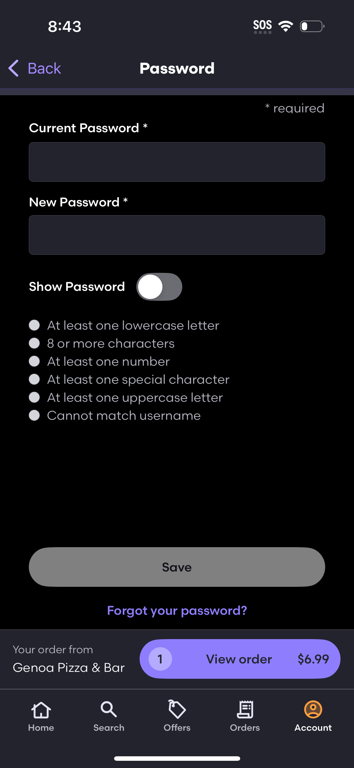 grubhub app screenshot 53
