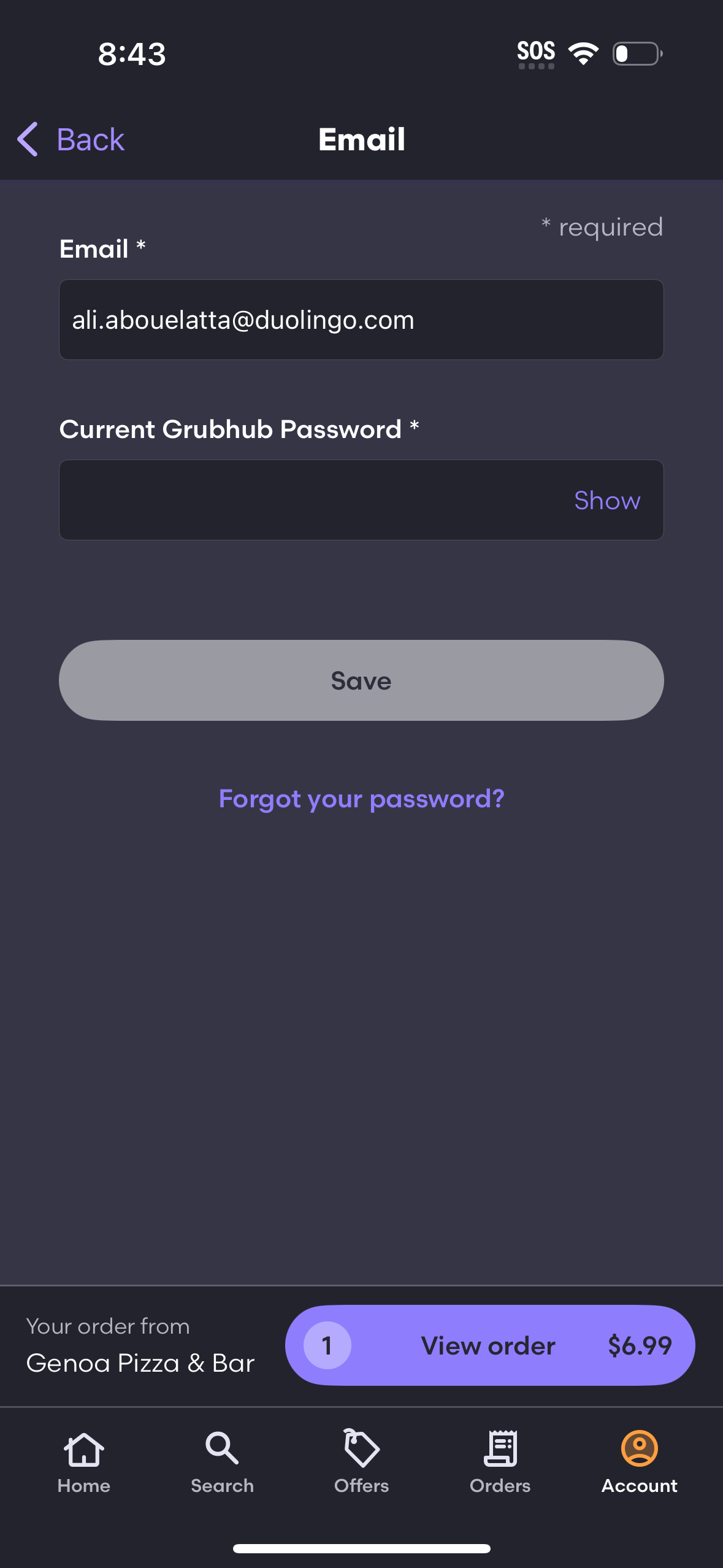 grubhub app screenshot 52