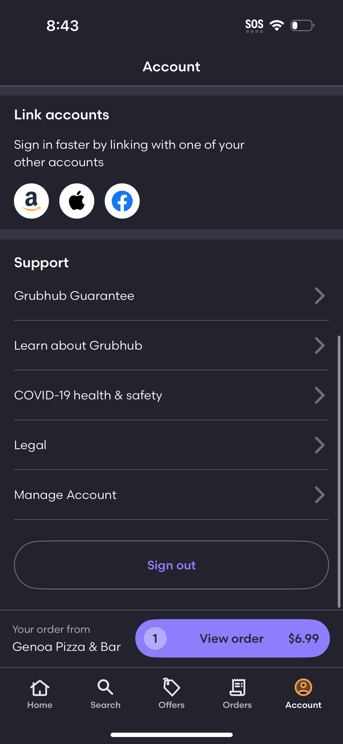 grubhub app screenshot 41