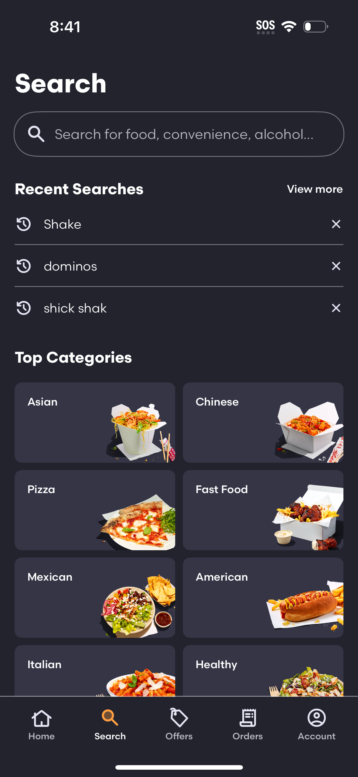 grubhub app screenshot 35