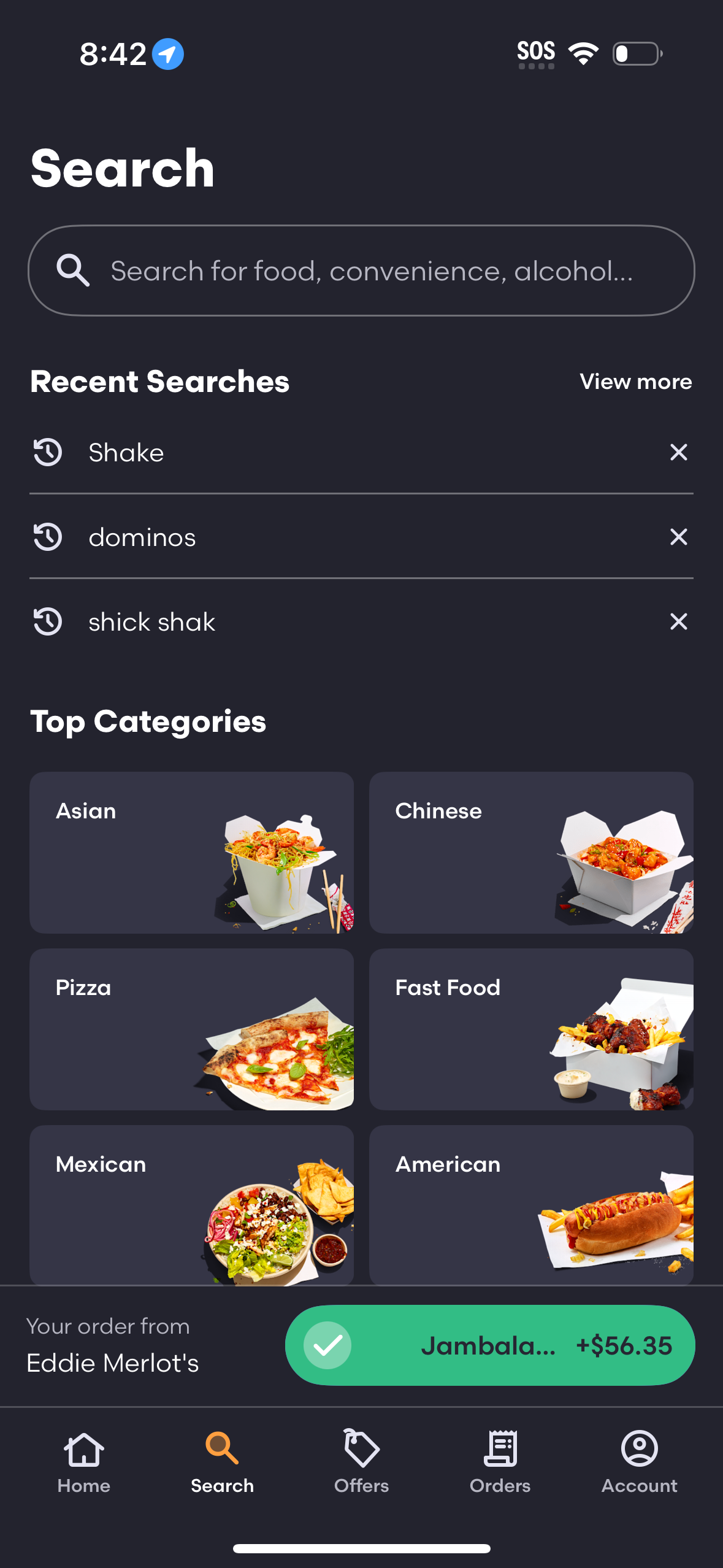 grubhub app screenshot 22