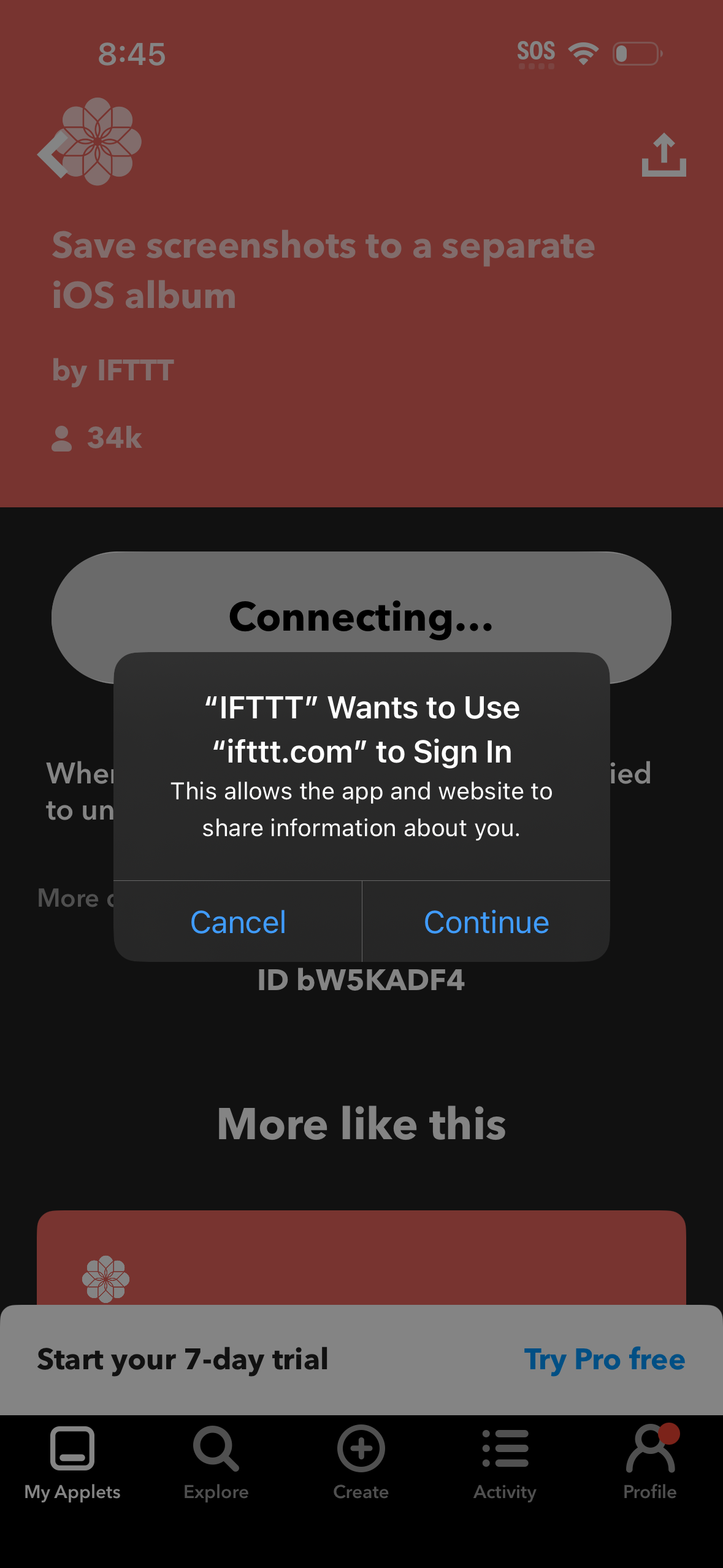 ifttt app screenshot 14