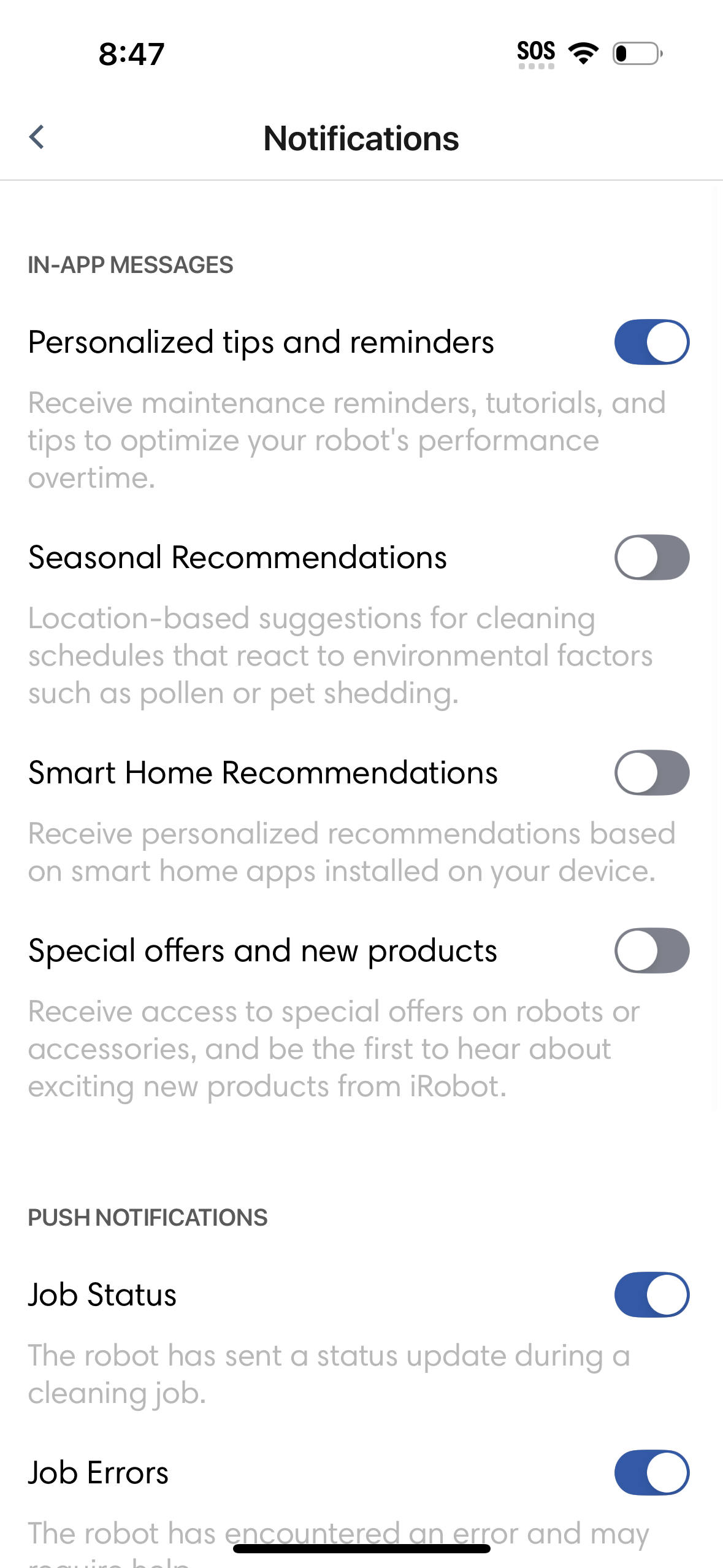 irobot app screenshot 4