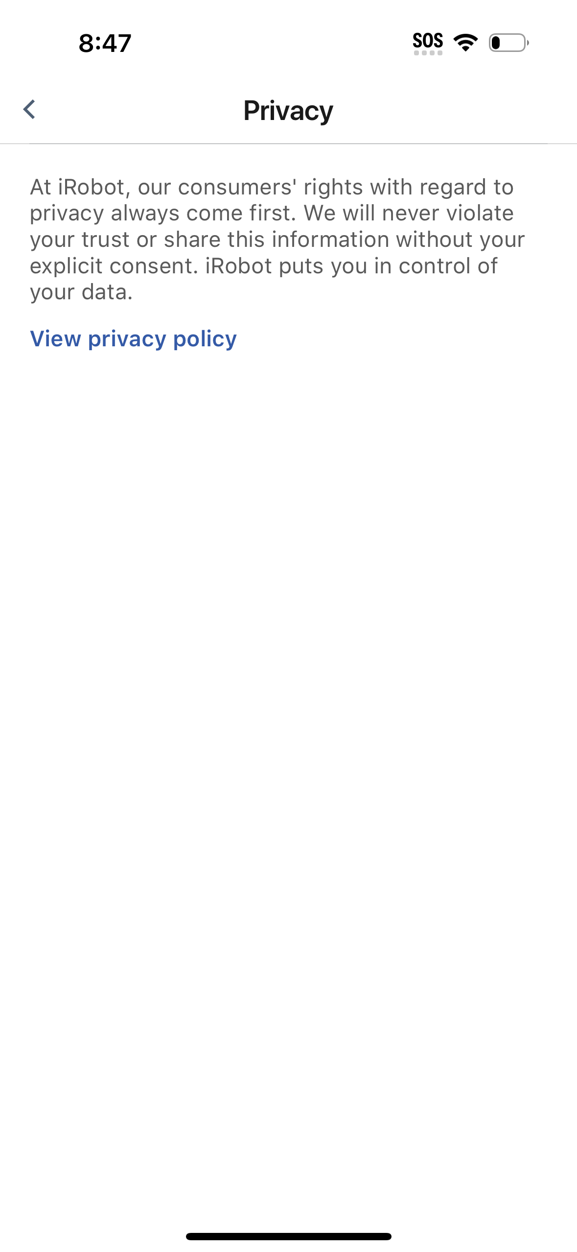 irobot app screenshot 3