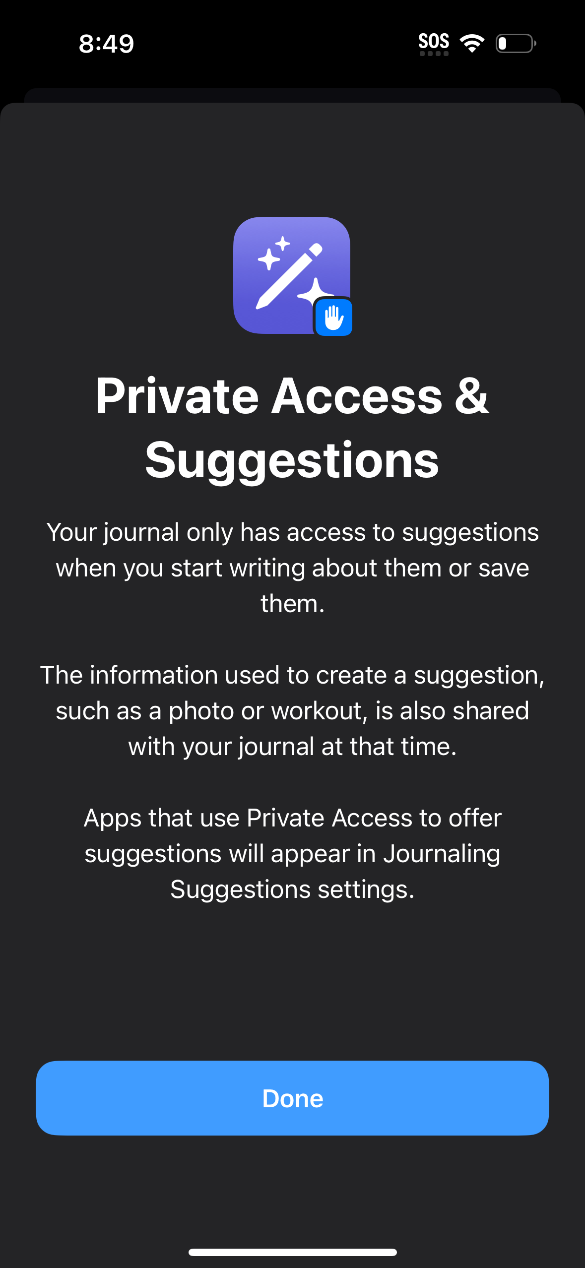 apple-journal app screenshot 30