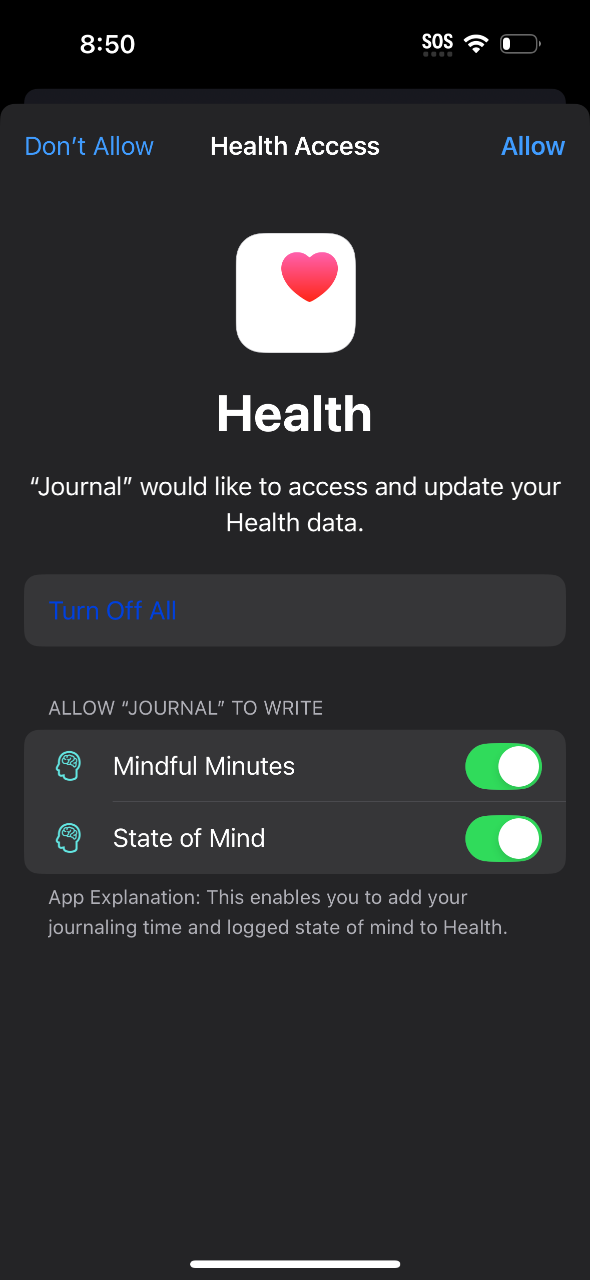 apple-journal app screenshot 27