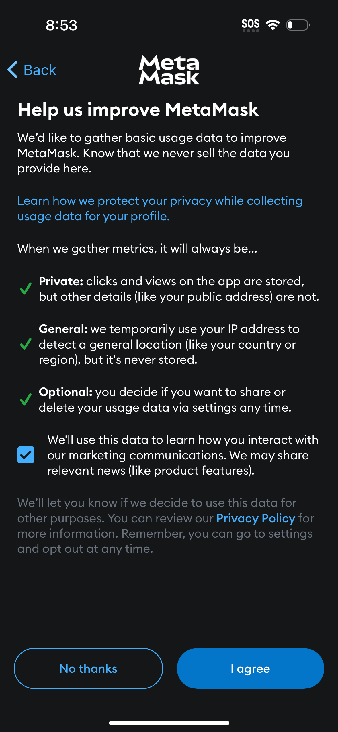 metamask app screenshot 13