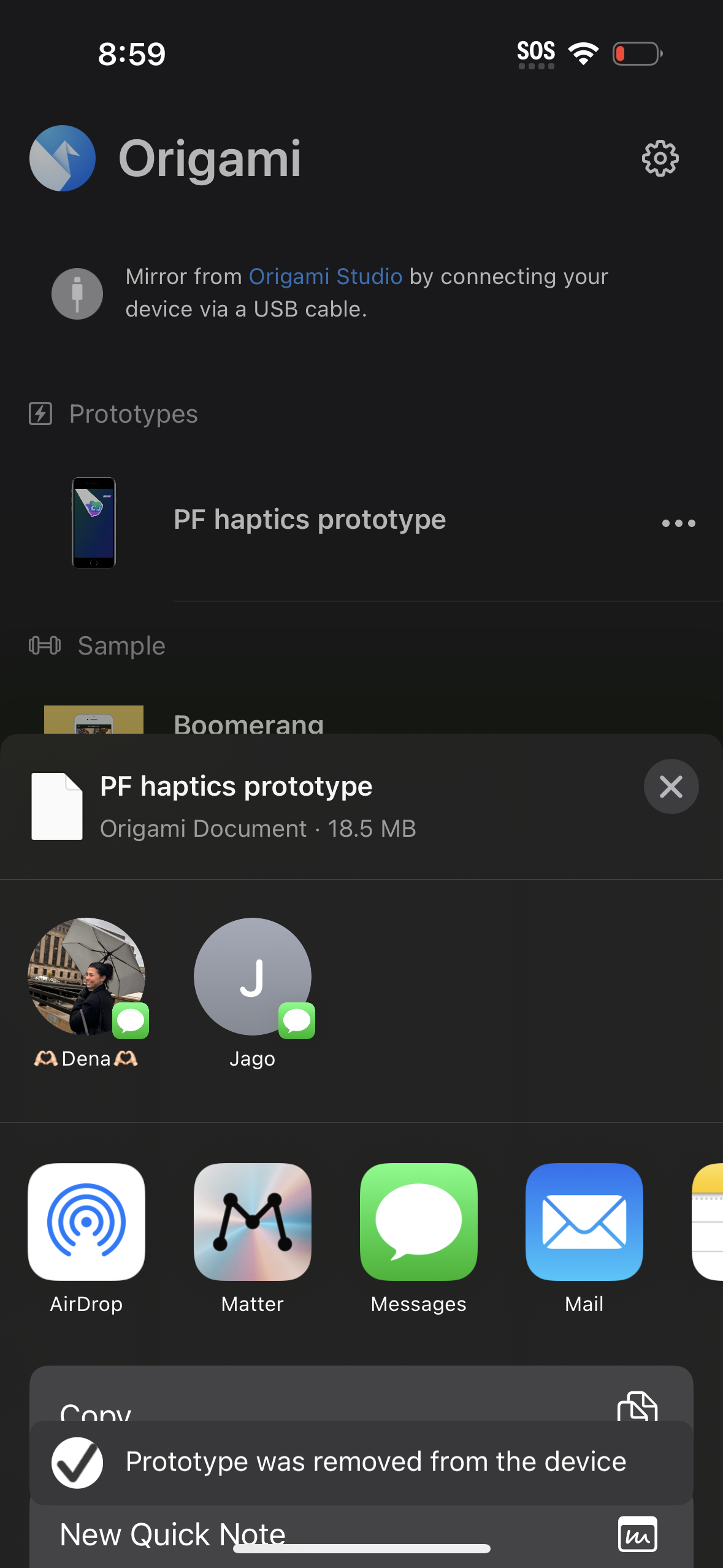 origami app screenshot 2