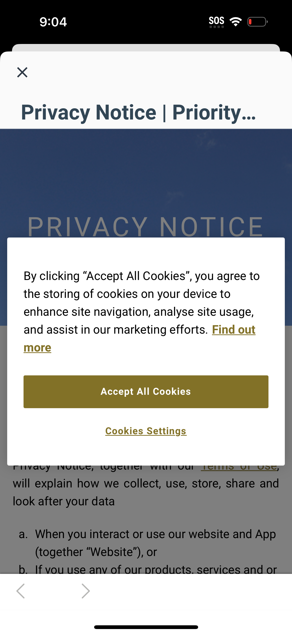 priority-pass app screenshot 16