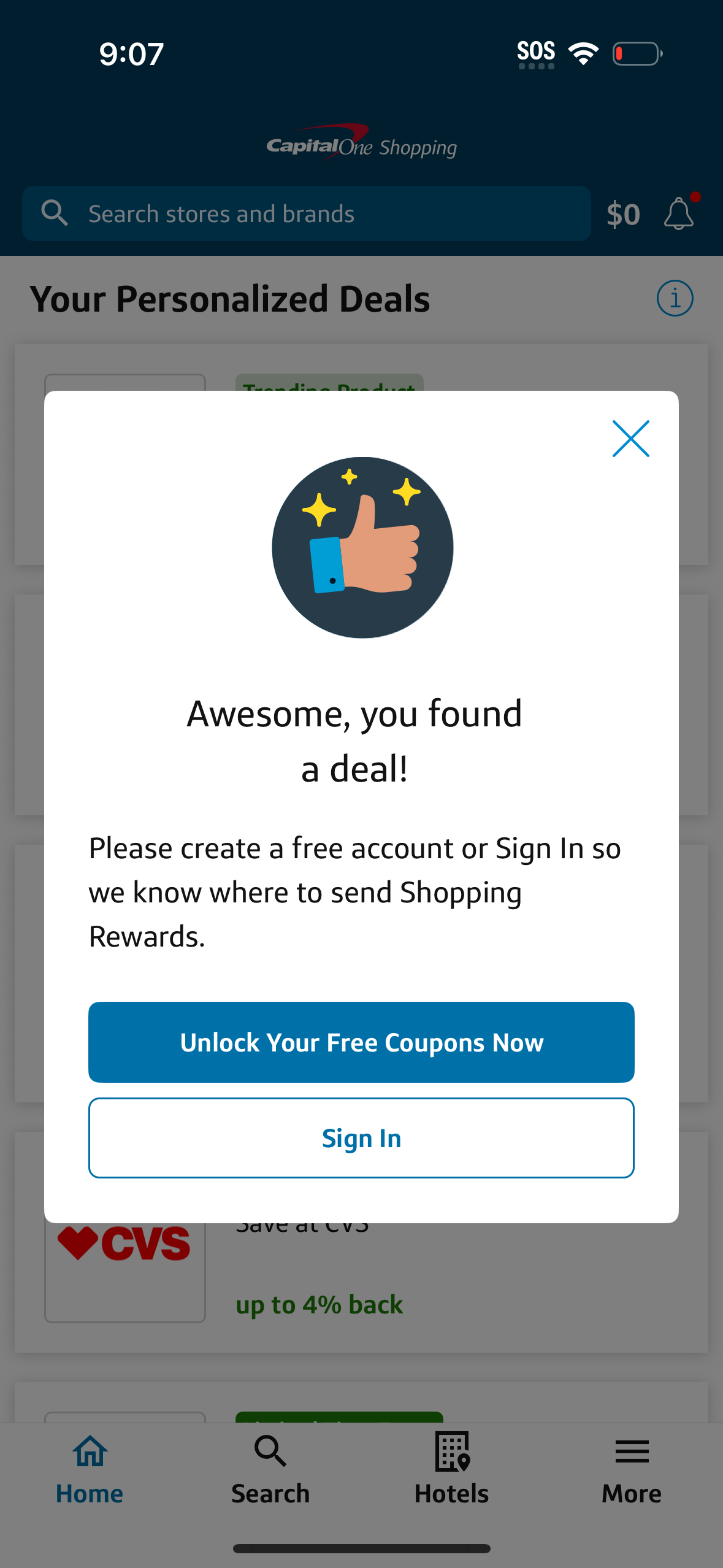 capital-one-shopping app screenshot 3