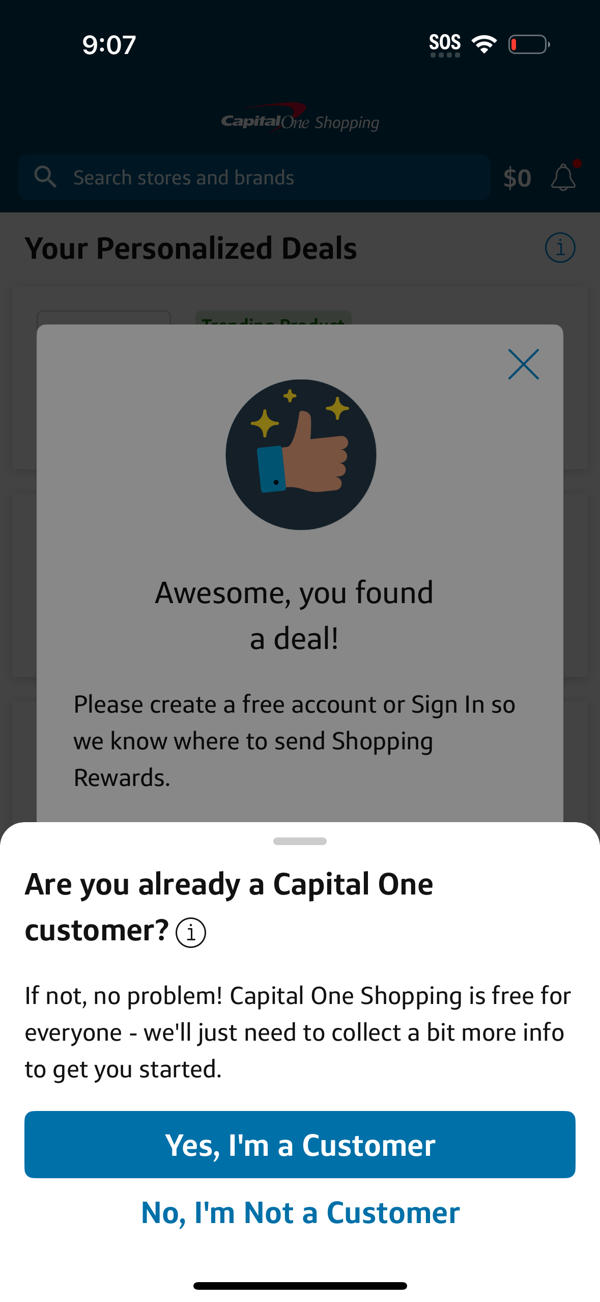 capital-one-shopping app screenshot 2