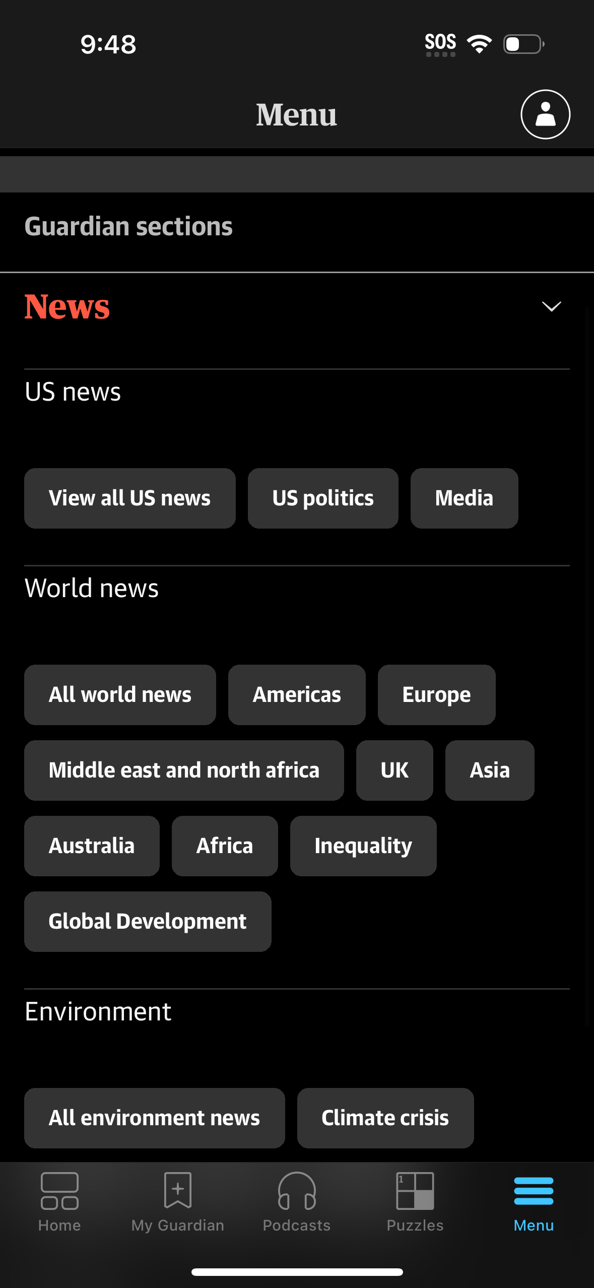 the-gaurdian app screenshot 19