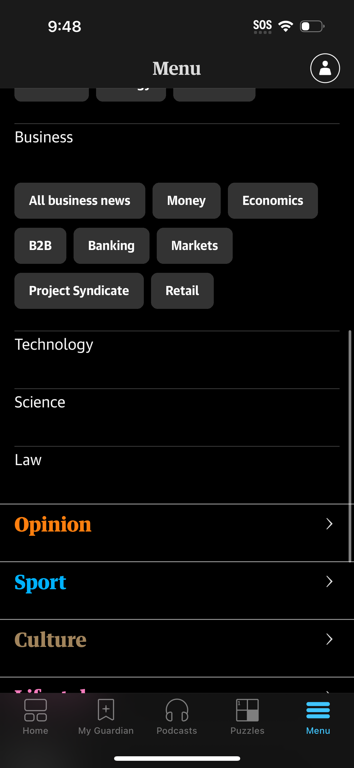the-gaurdian app screenshot 18