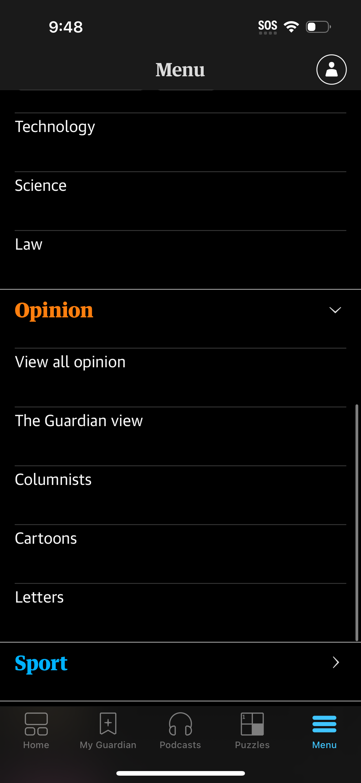 the-gaurdian app screenshot 15