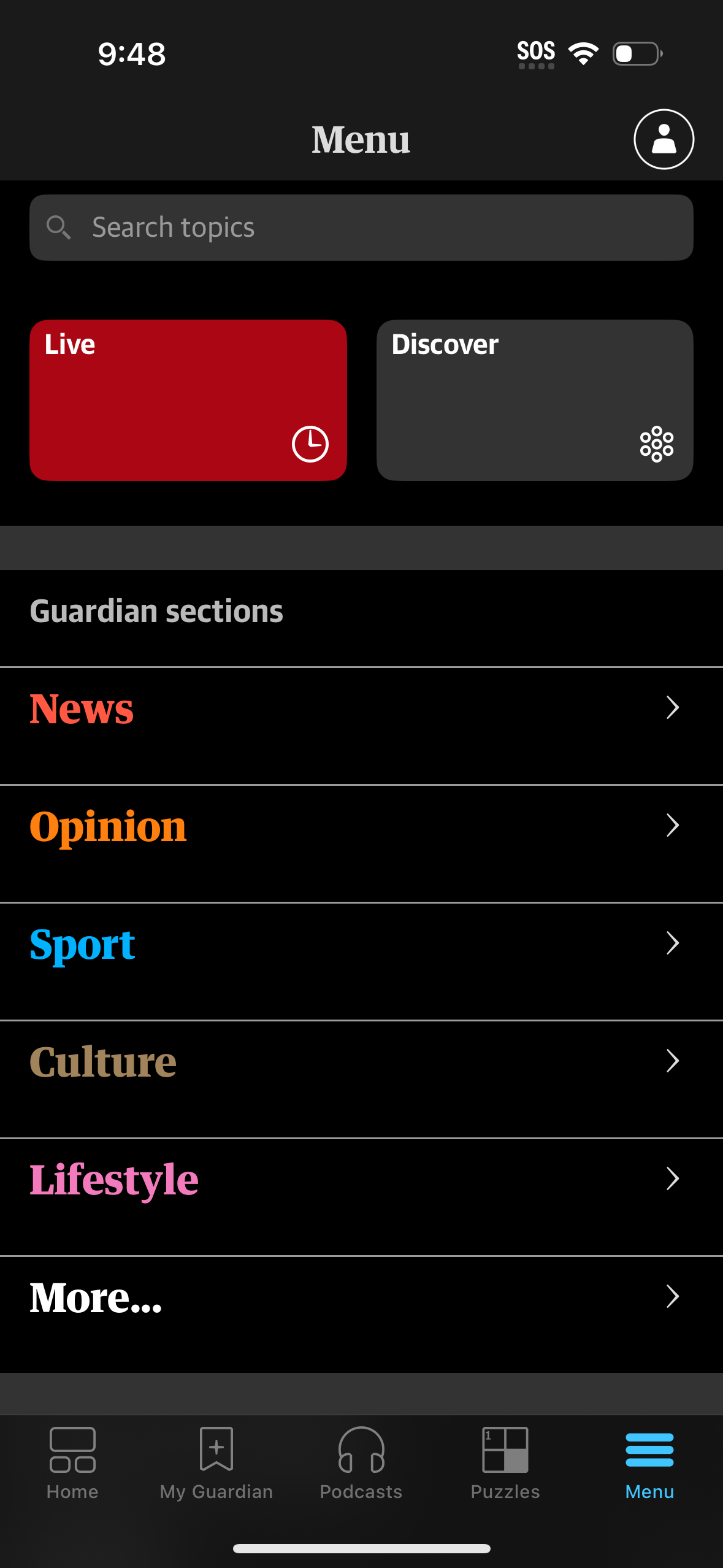 the-gaurdian app screenshot 24