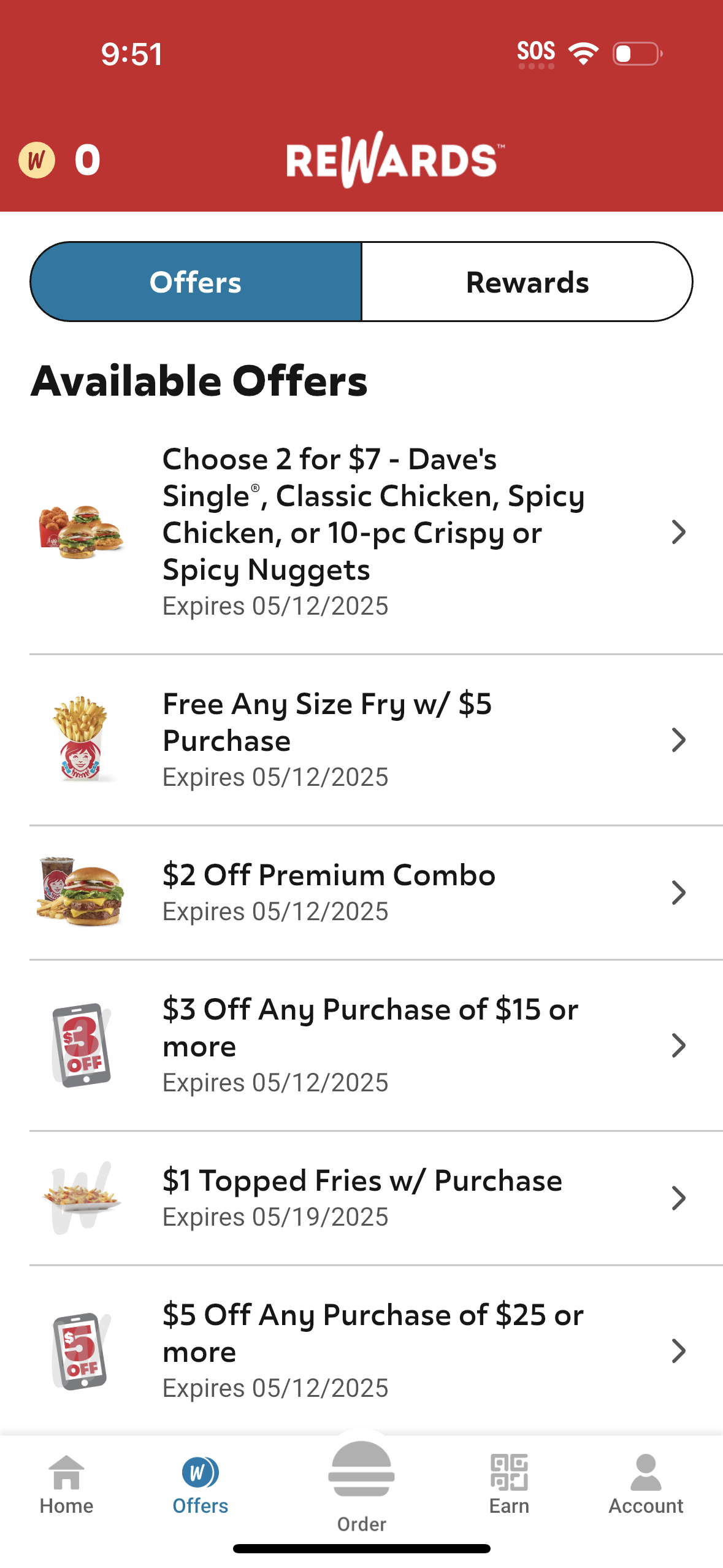 wendys app screenshot 23