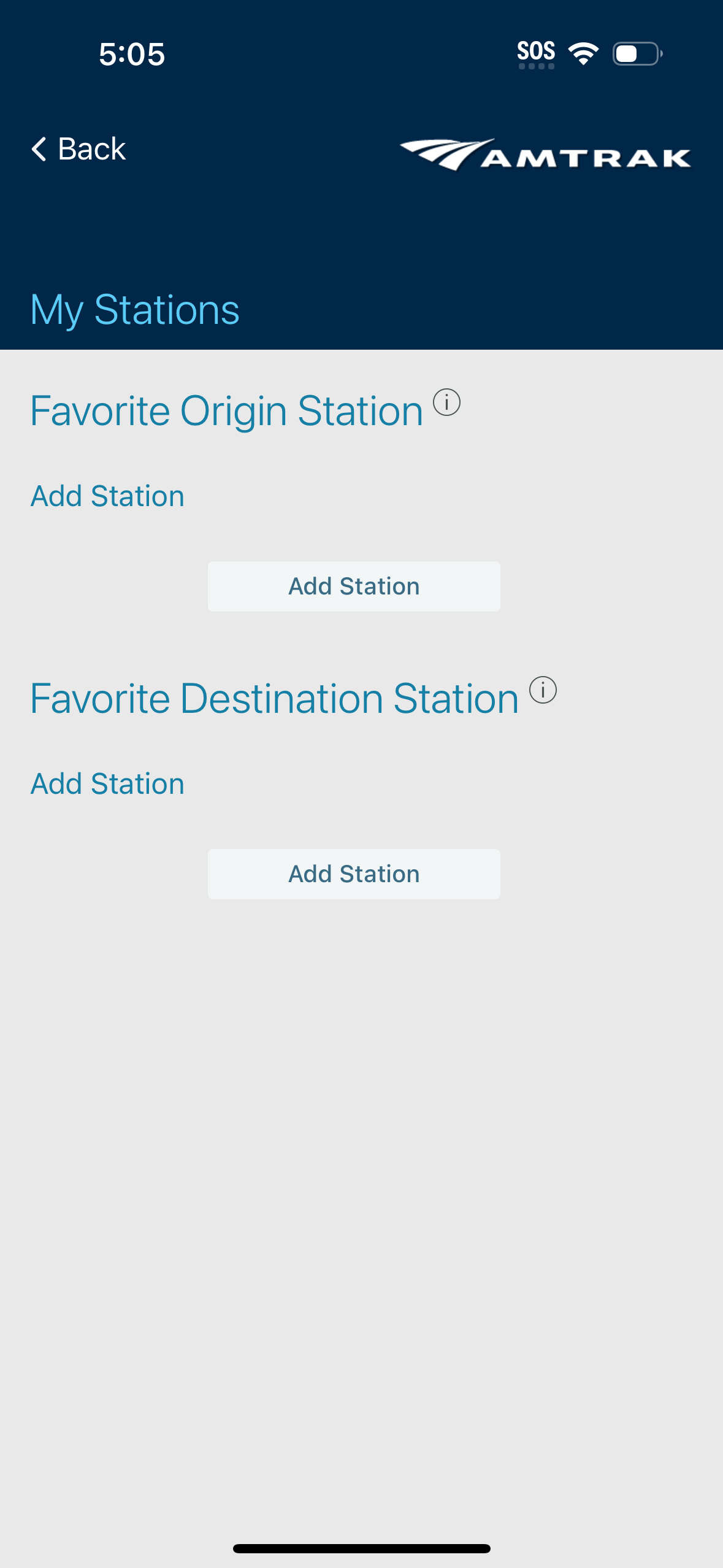 amtrak app screenshot 16