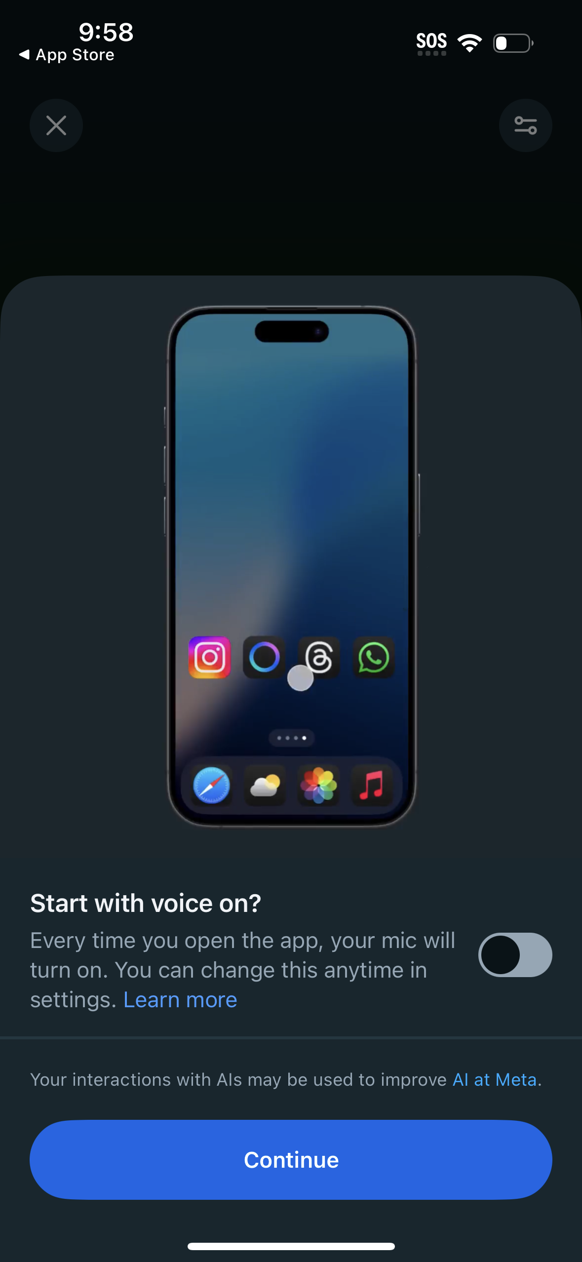 meta-ai app screenshot 9