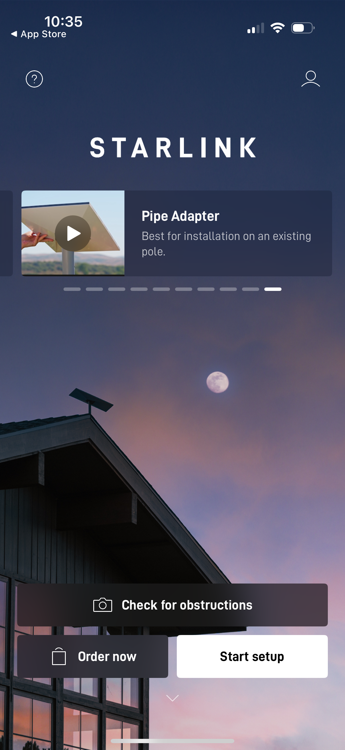 starlink app screenshot 1