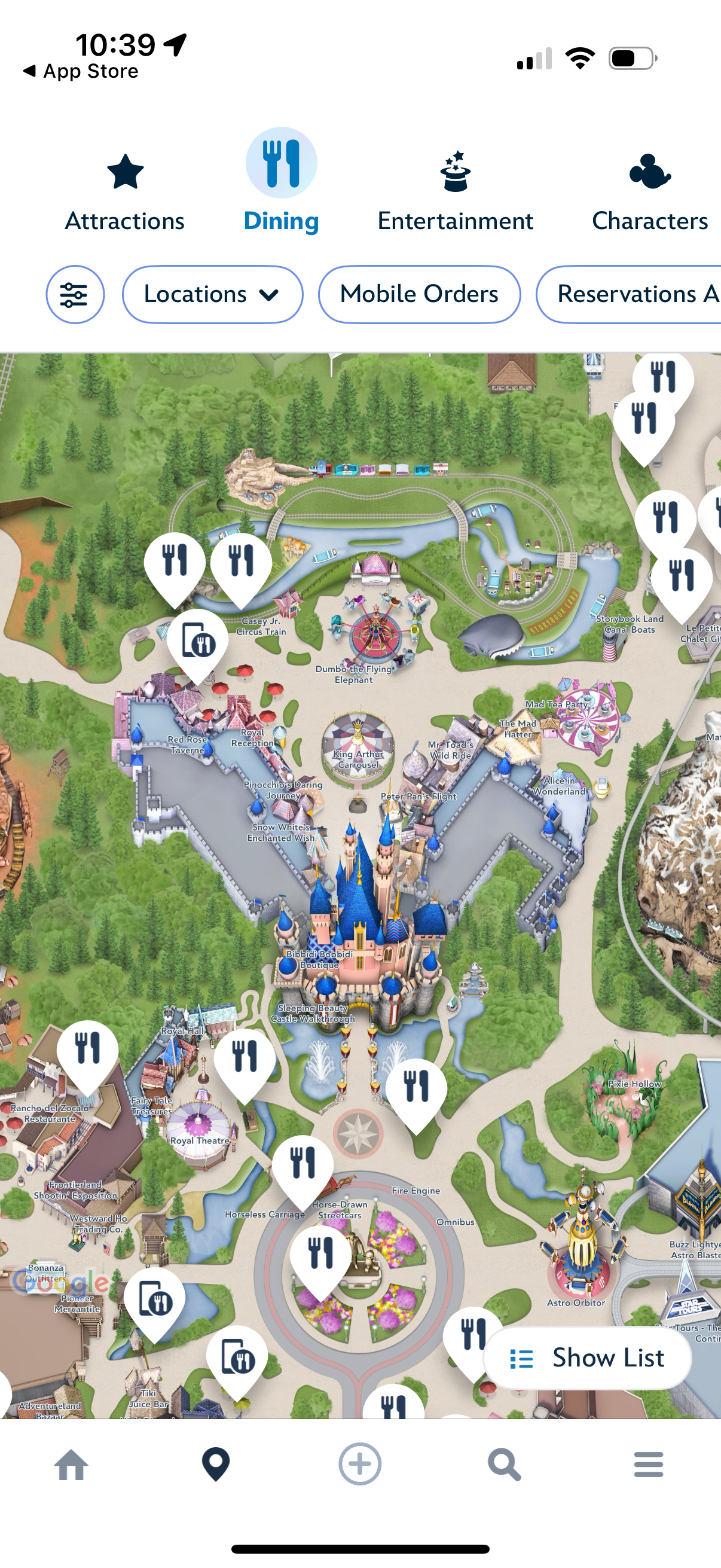 disneyland app screenshot 8