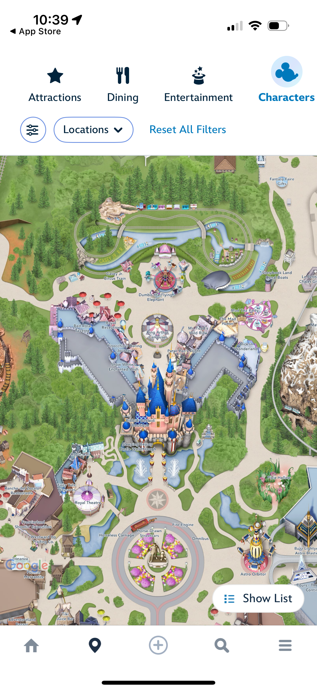 disneyland app screenshot 3