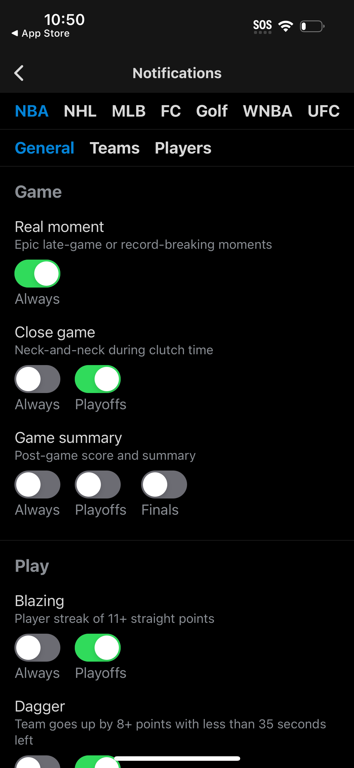 real-sports app screenshot 16
