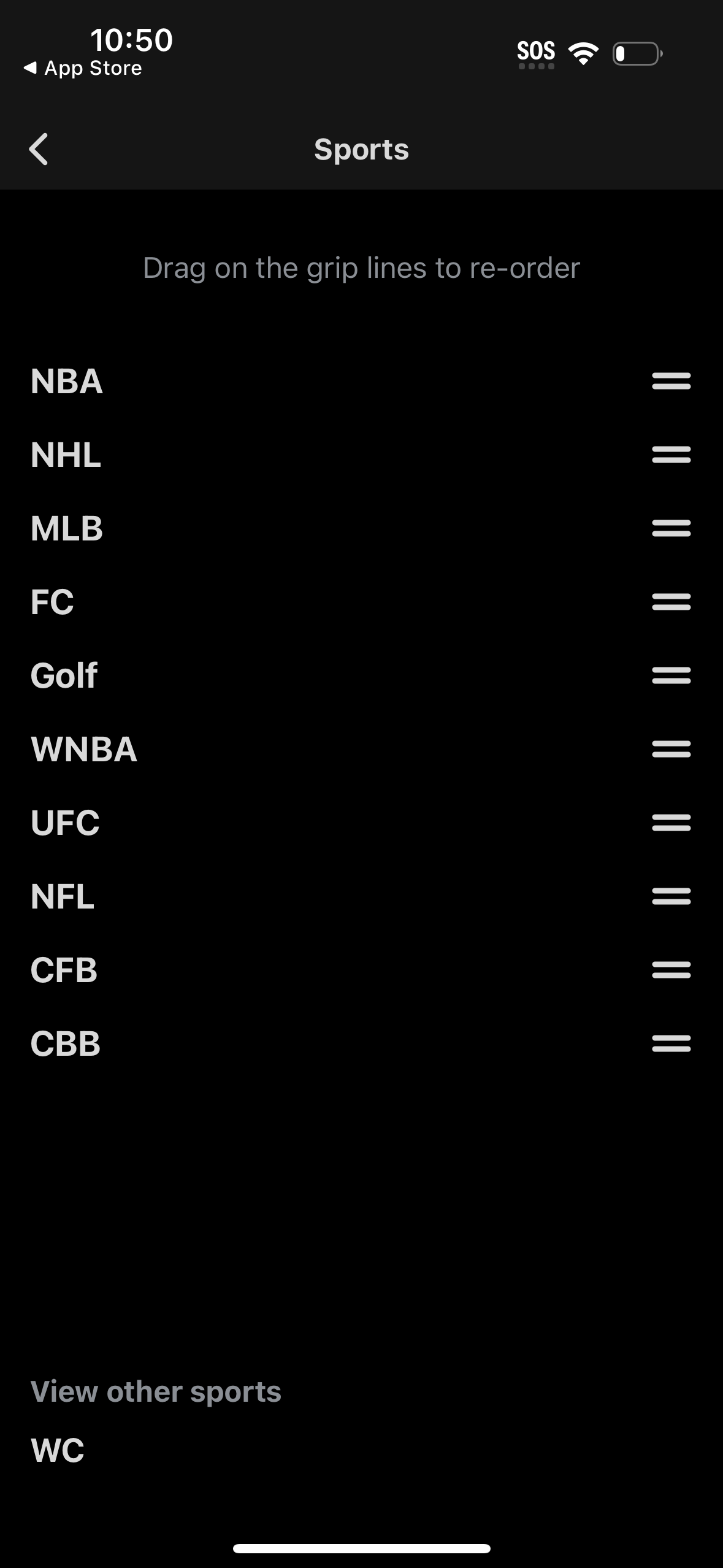real-sports app screenshot 11