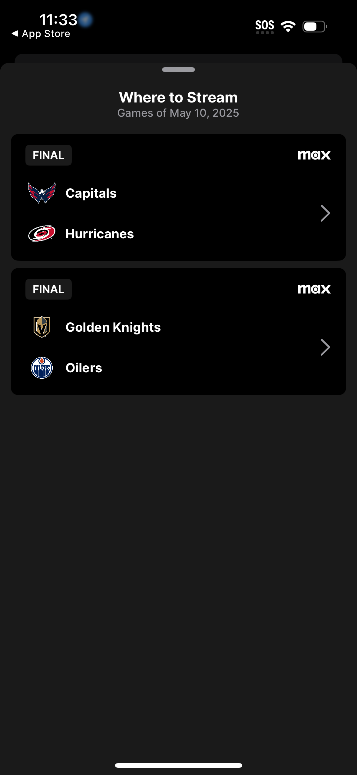 nhl app screenshot 30