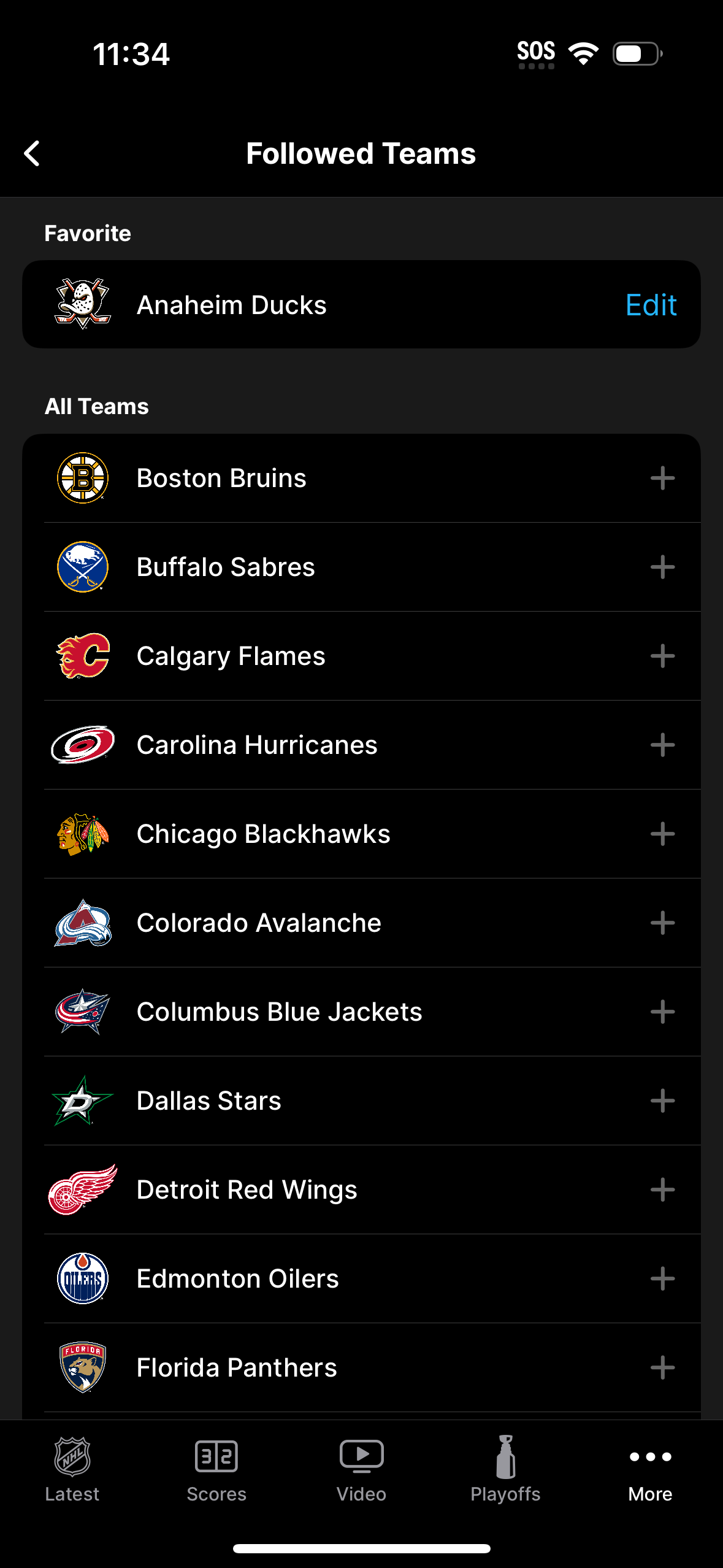 nhl app screenshot 10