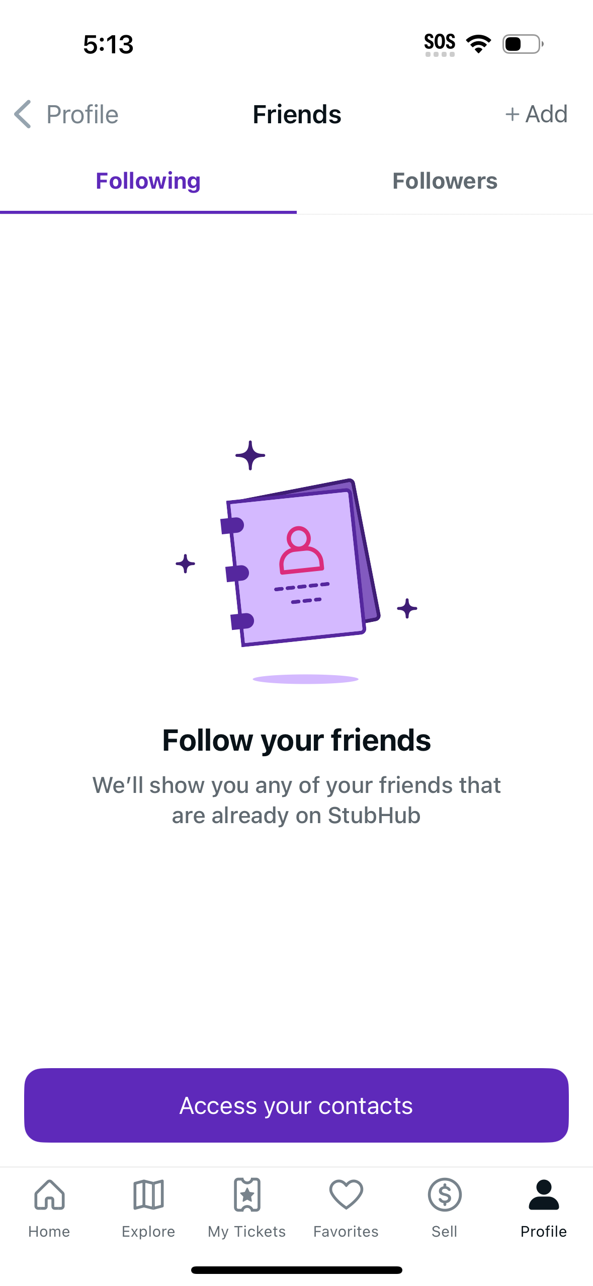 stubhub app screenshot 14