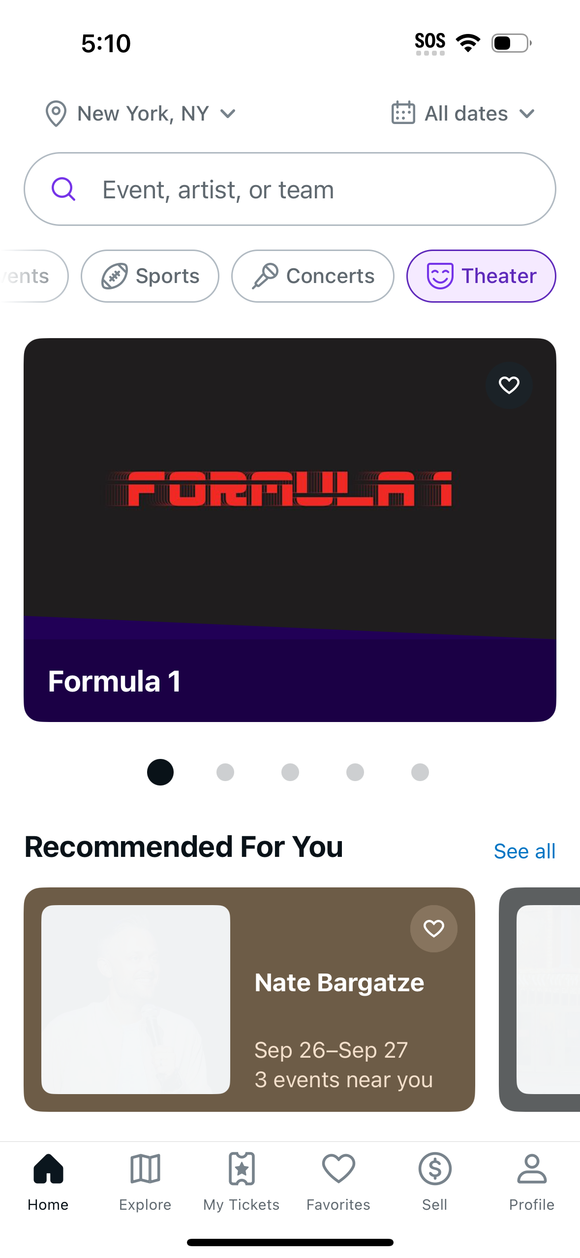 stubhub app screenshot 67
