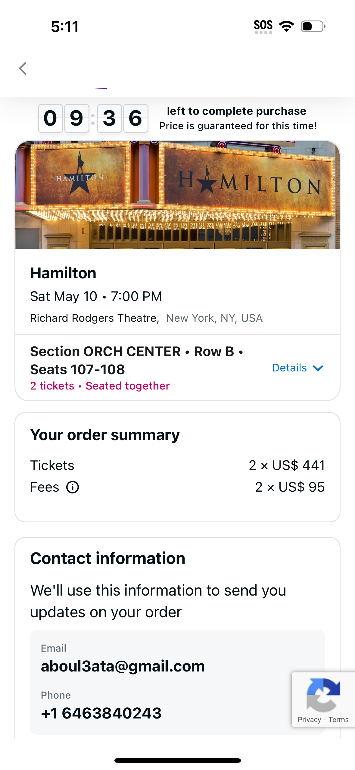 stubhub app screenshot 43