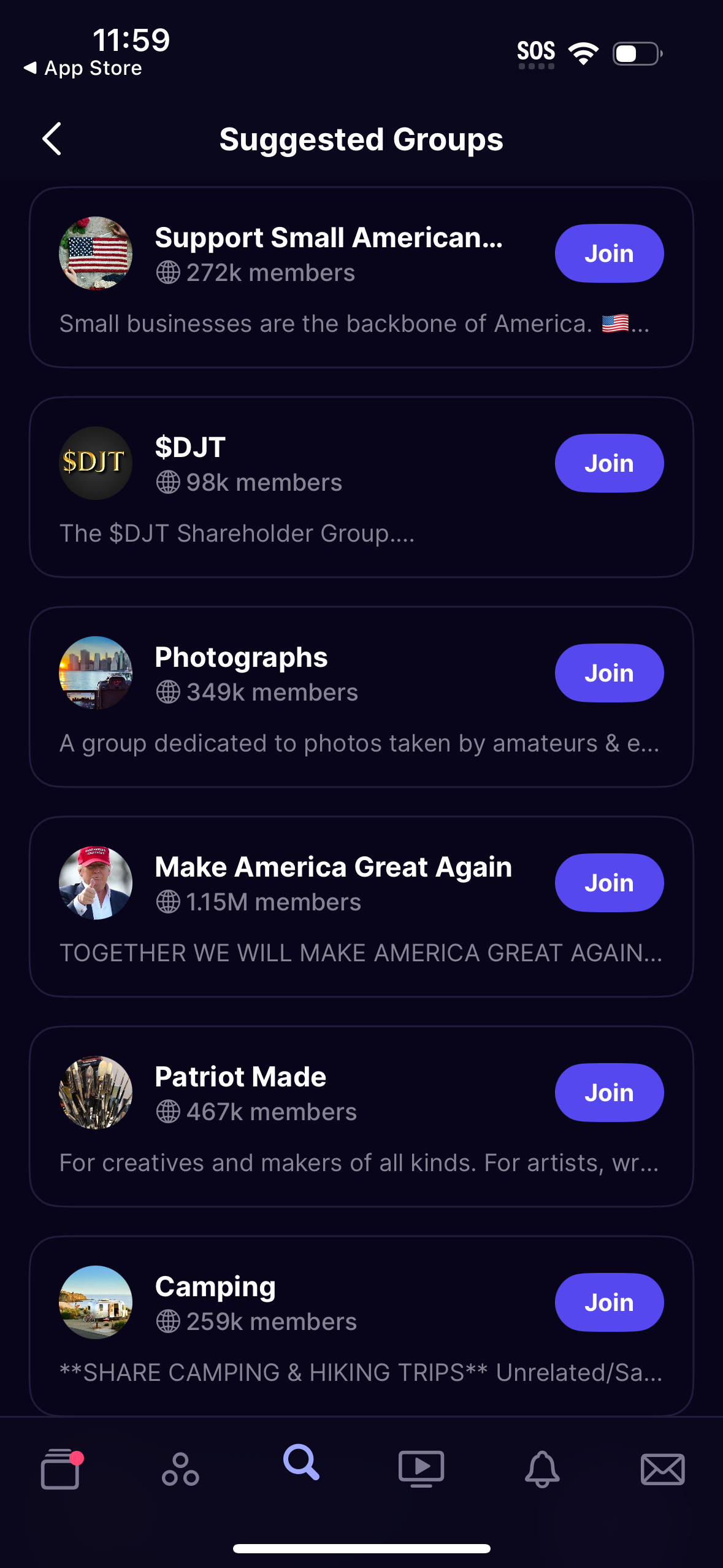 truth-social app screenshot 47
