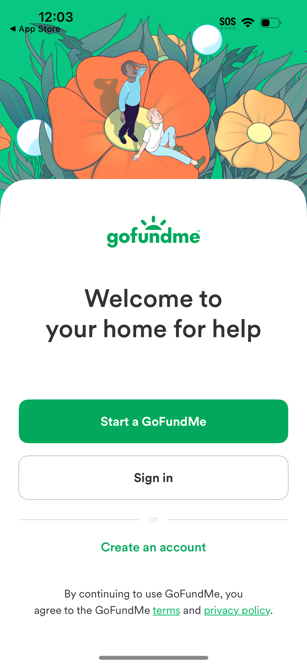 gofundme app screenshot 39