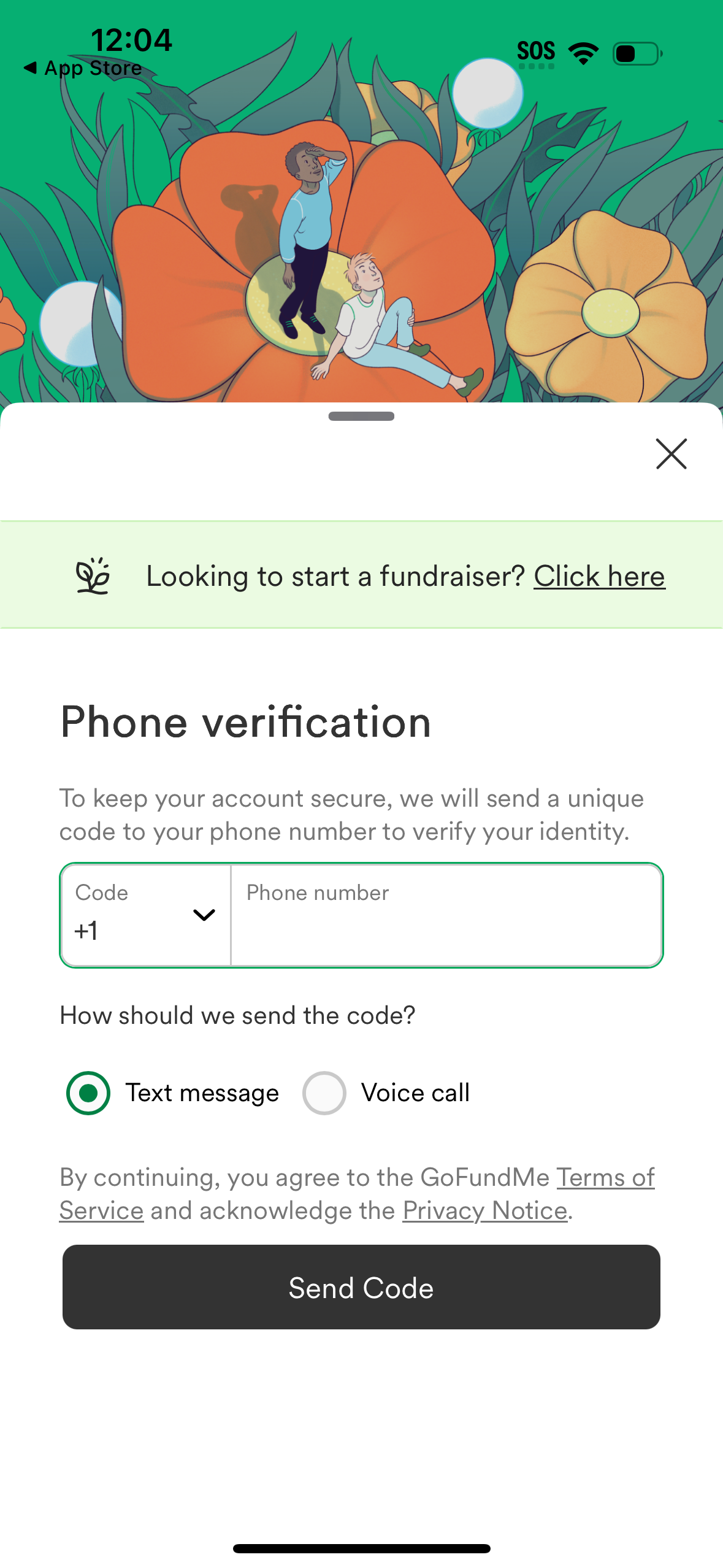 gofundme app screenshot 35