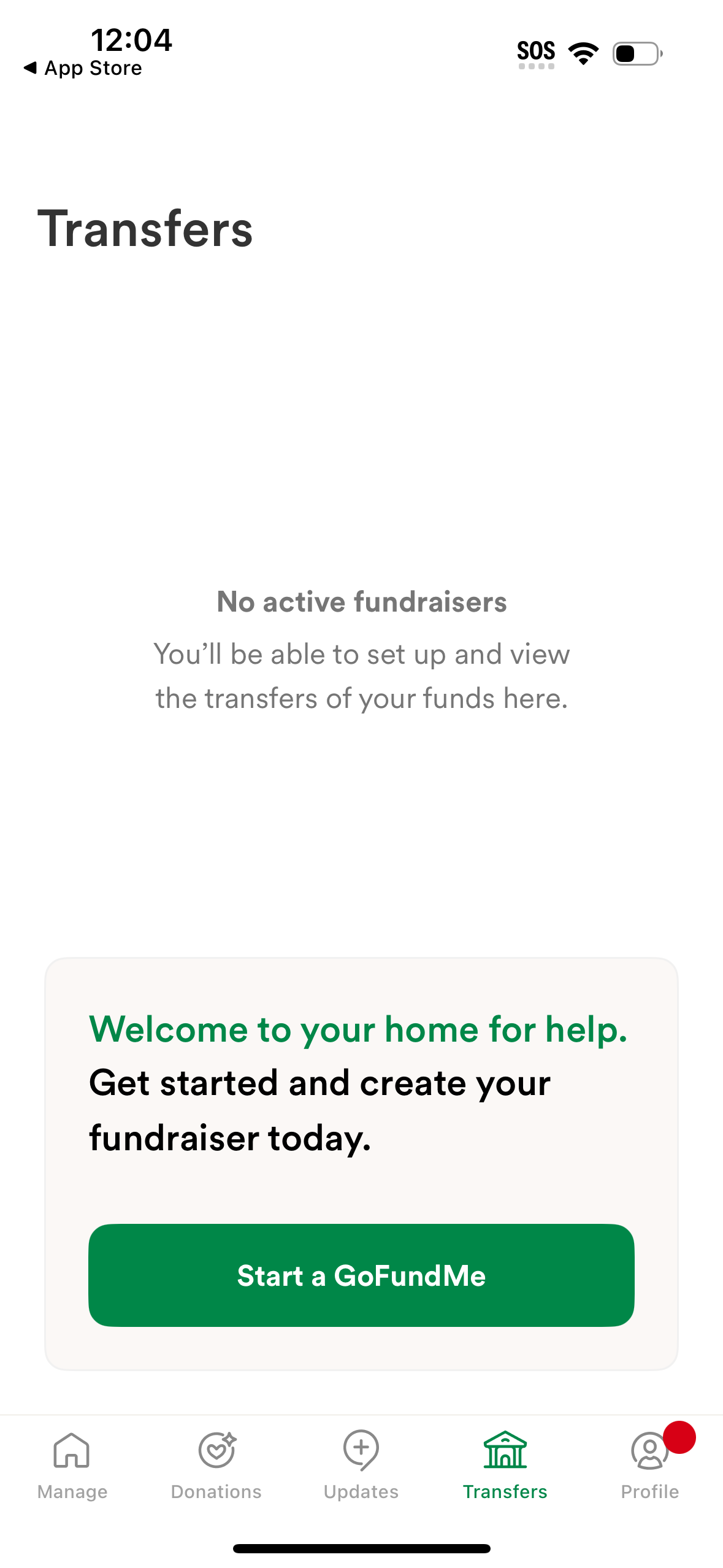 gofundme app screenshot 29
