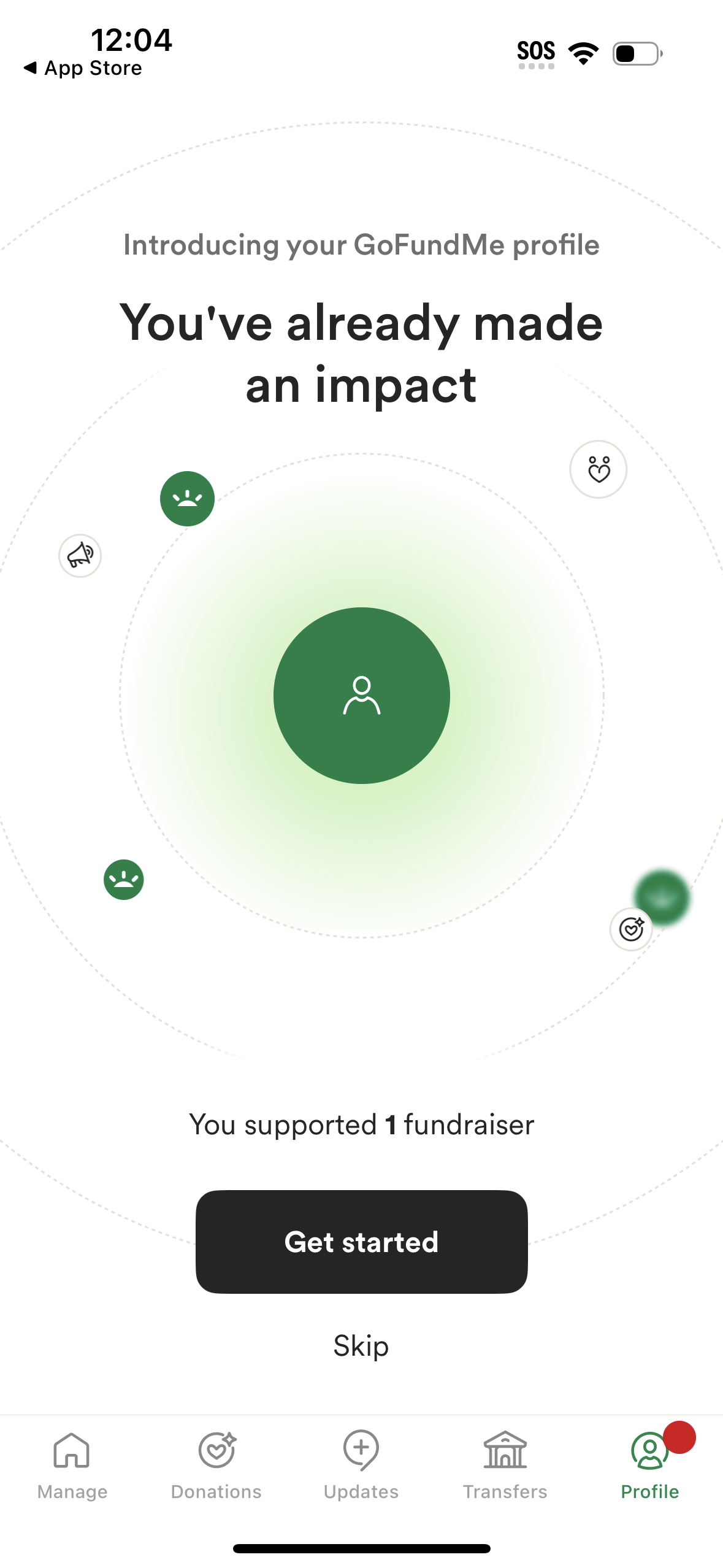 gofundme app screenshot 27