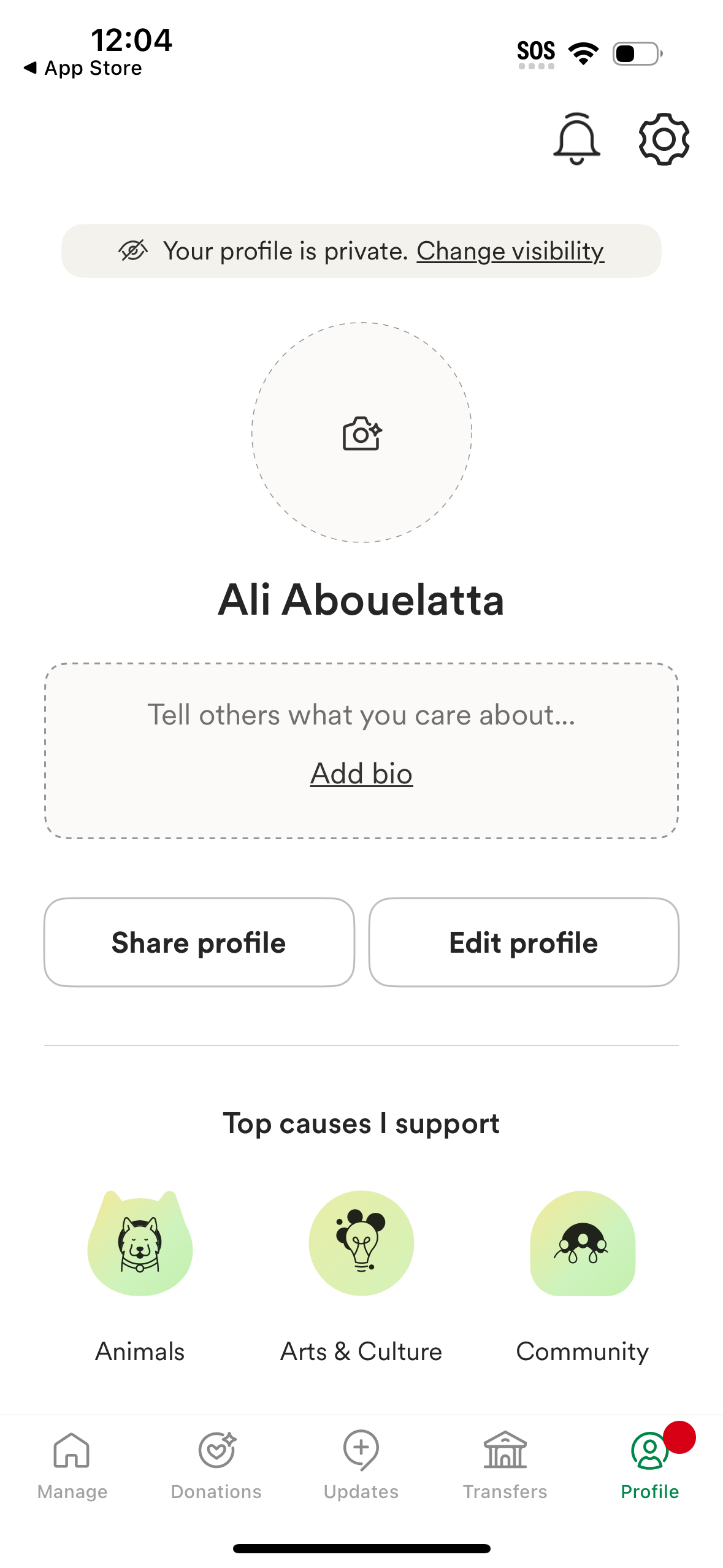 gofundme app screenshot 24