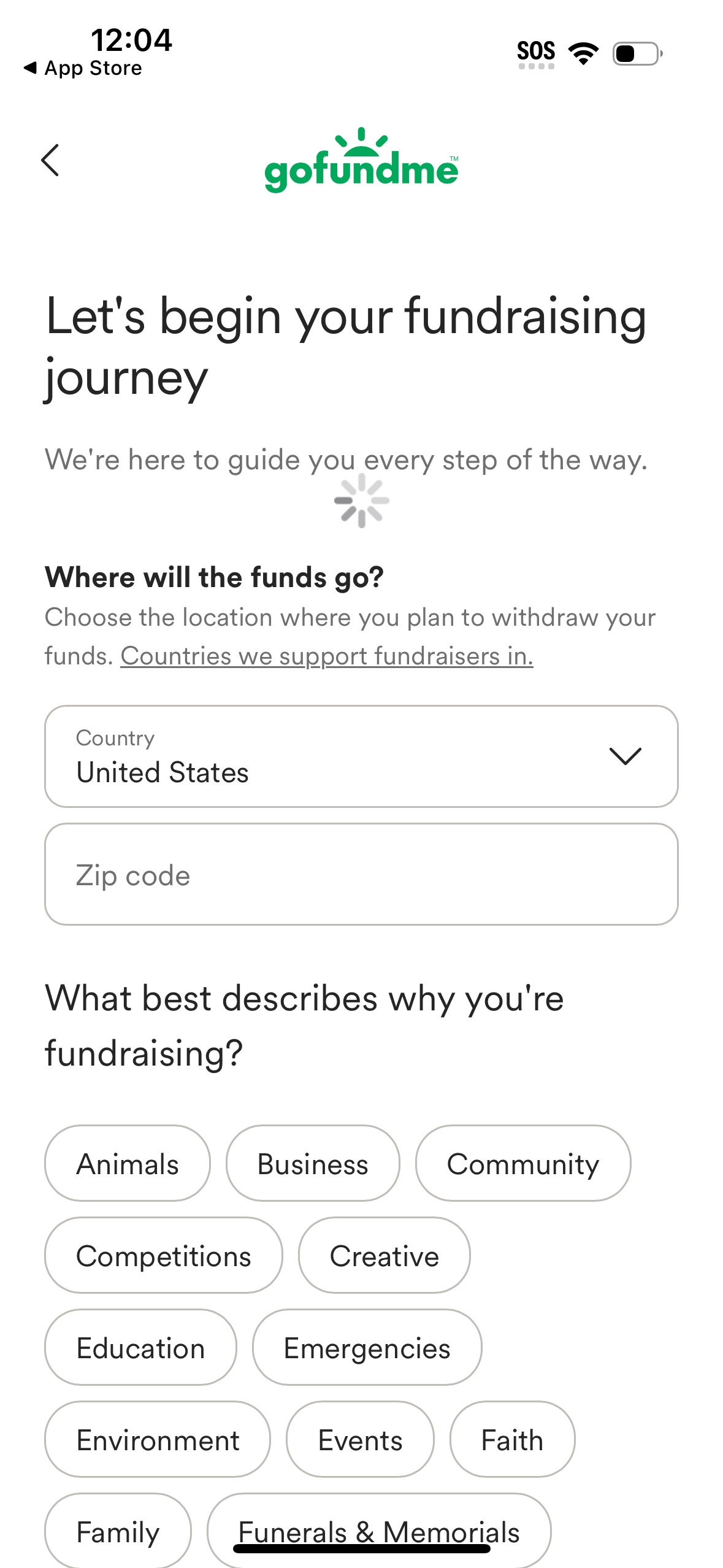 gofundme app screenshot 22