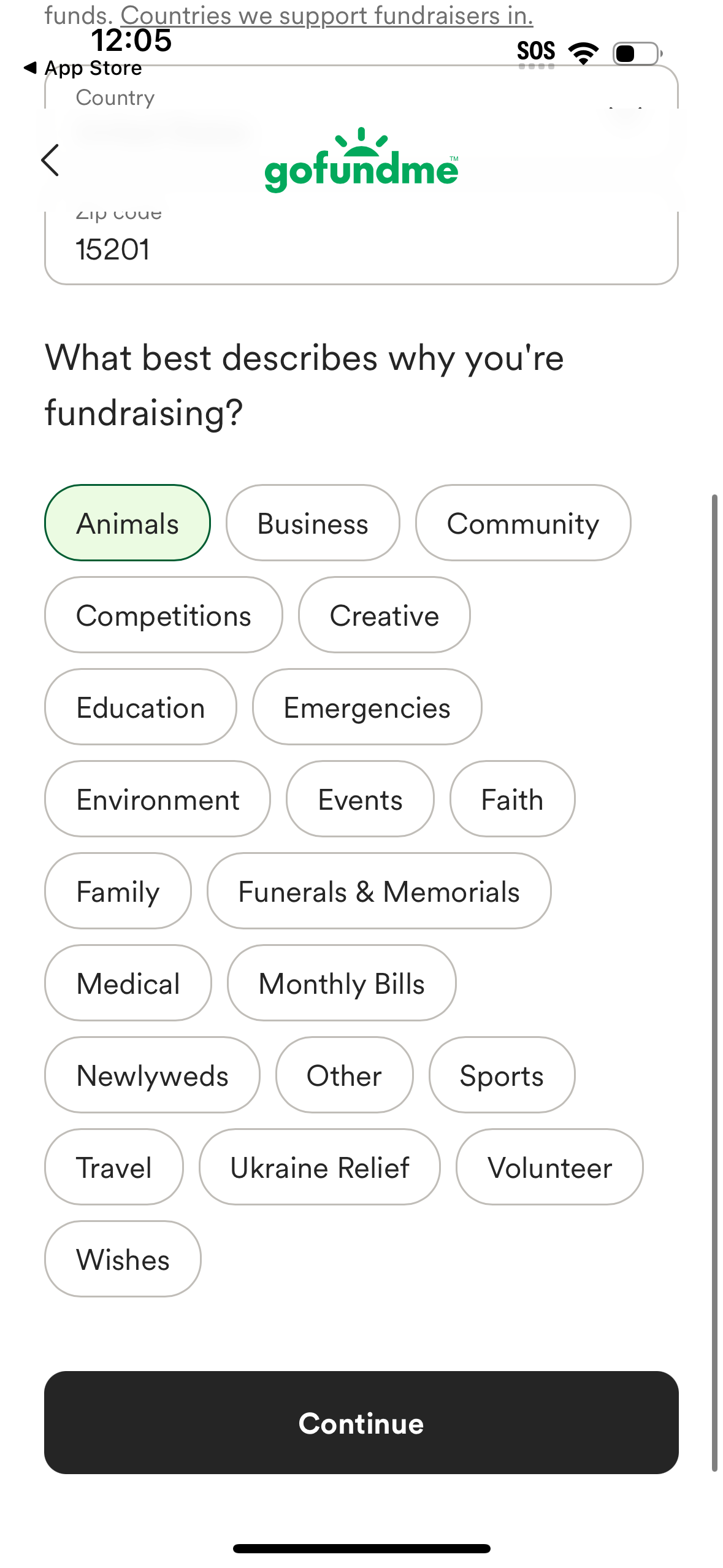 gofundme app screenshot 21