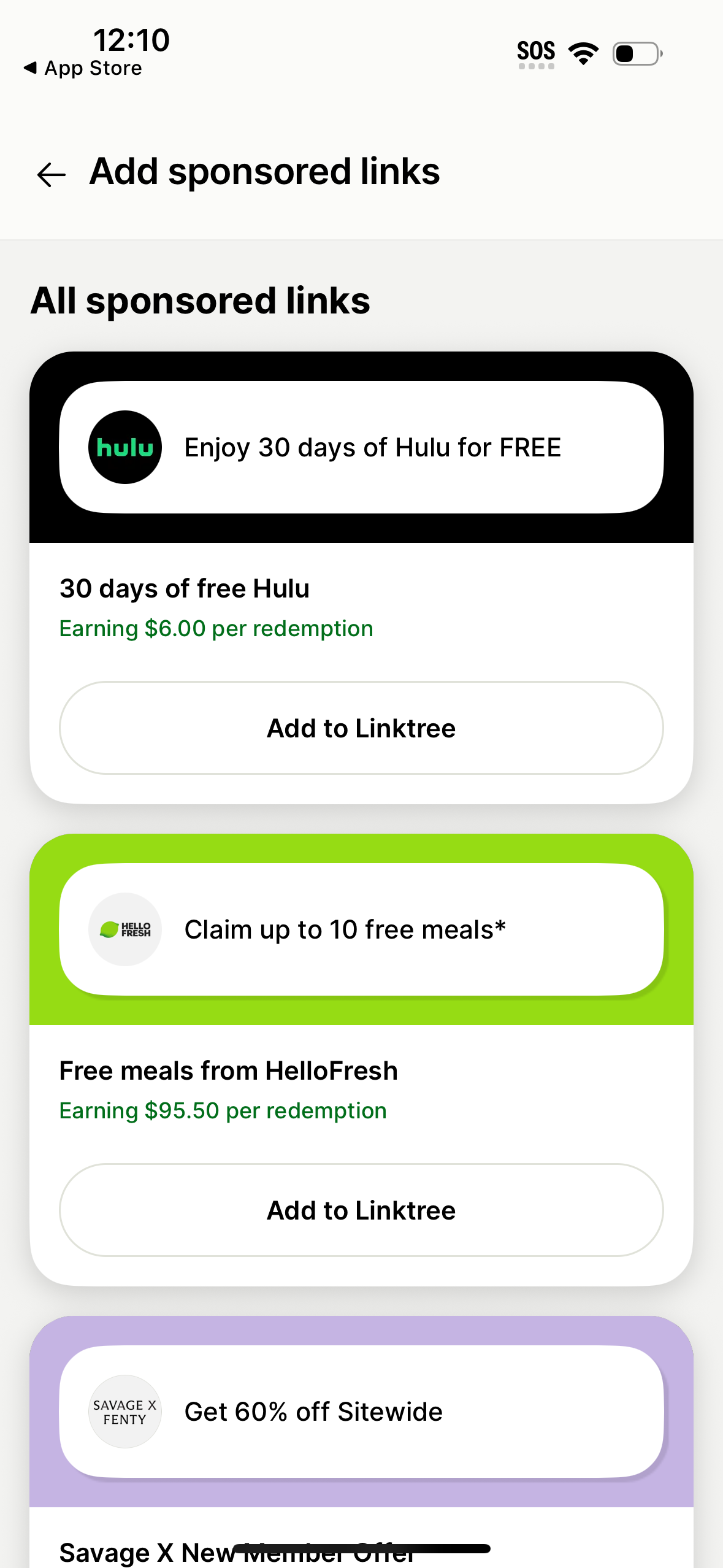 linktree app screenshot 8