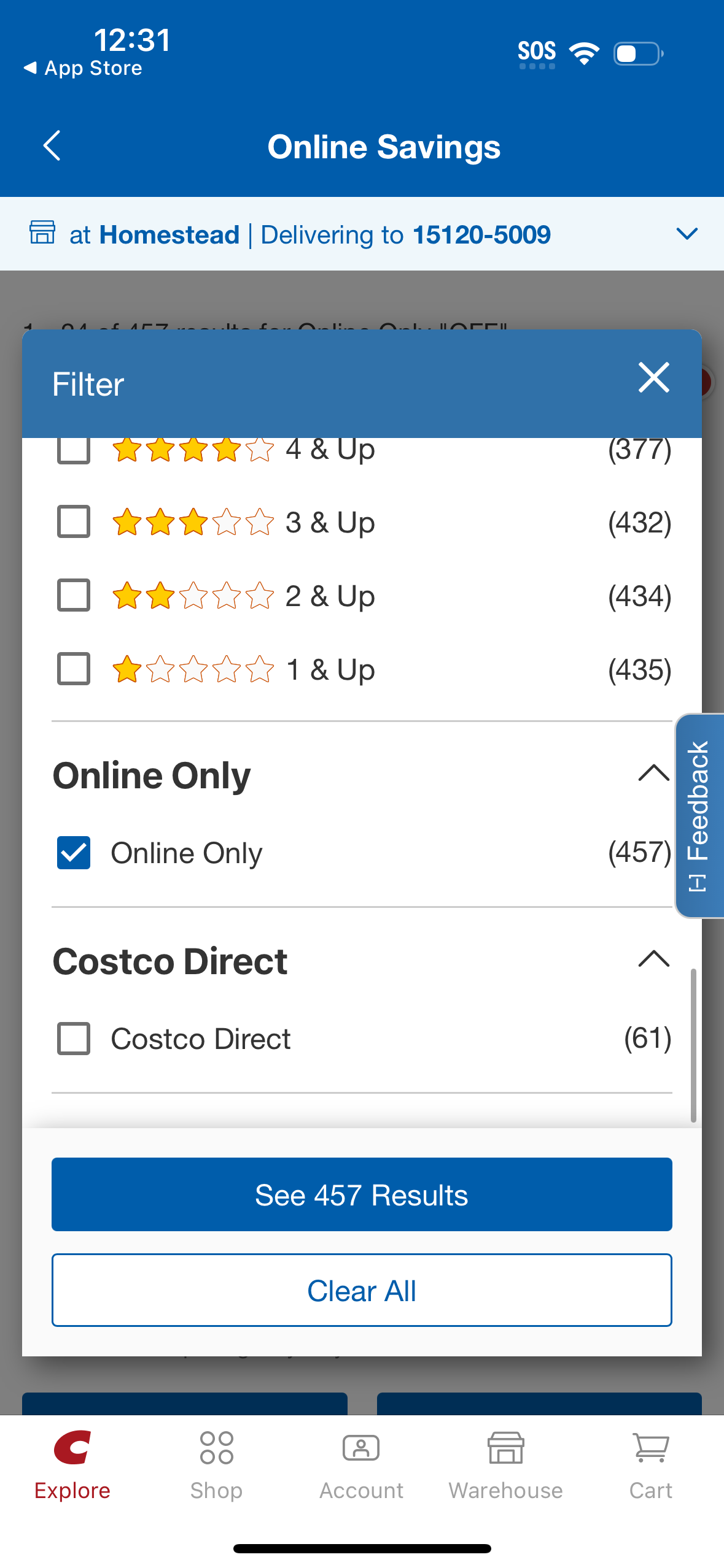 costco app screenshot 82