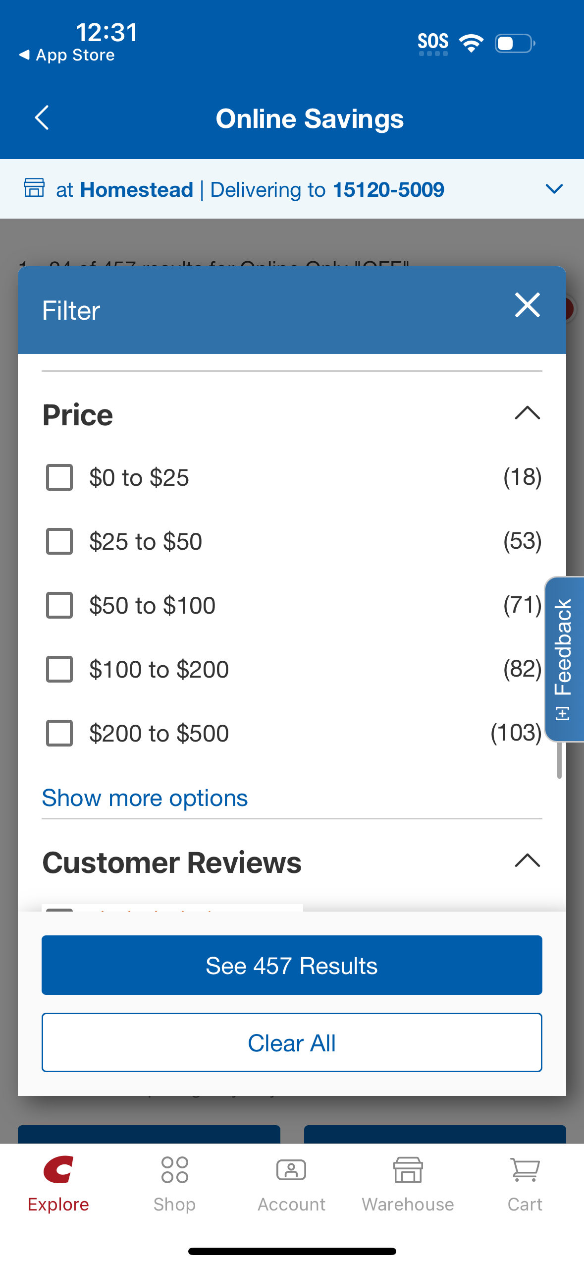 costco app screenshot 83