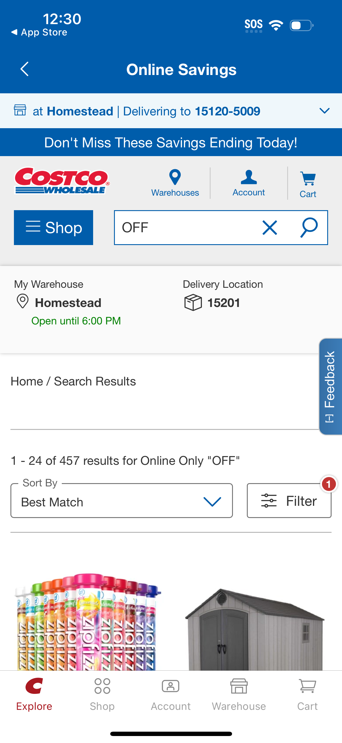 costco app screenshot 97