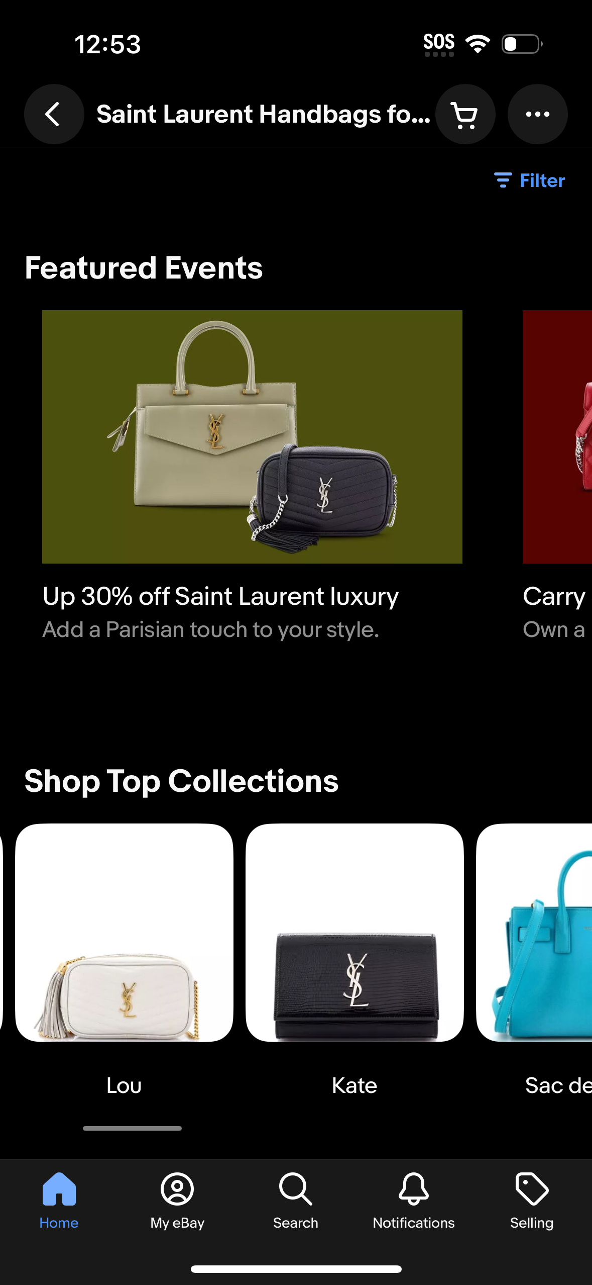 ebay app screenshot 360